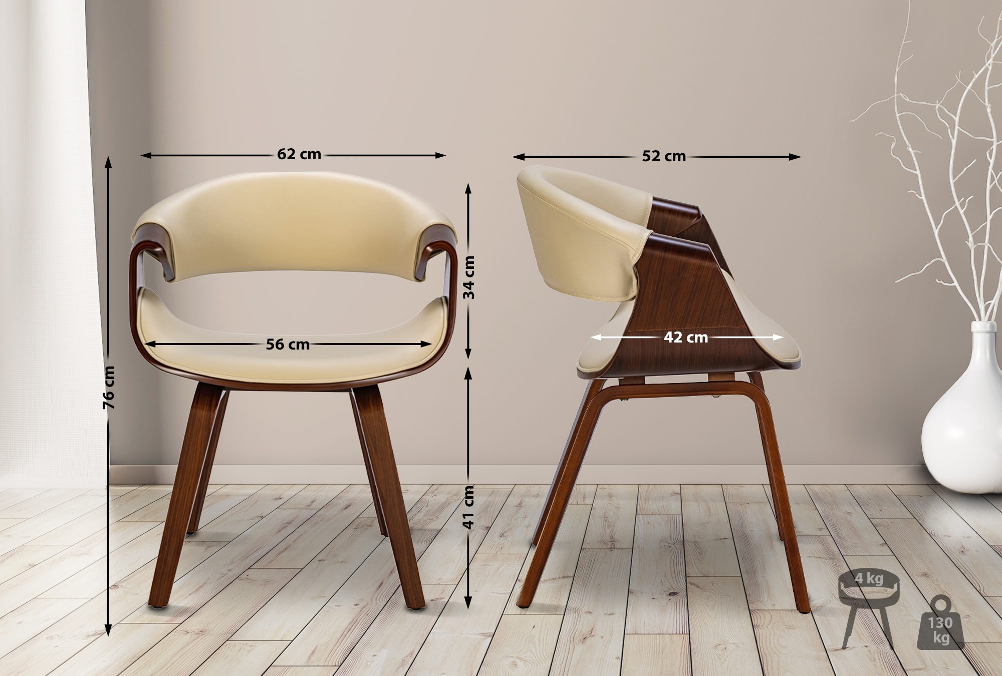 Silla de comedor Foley