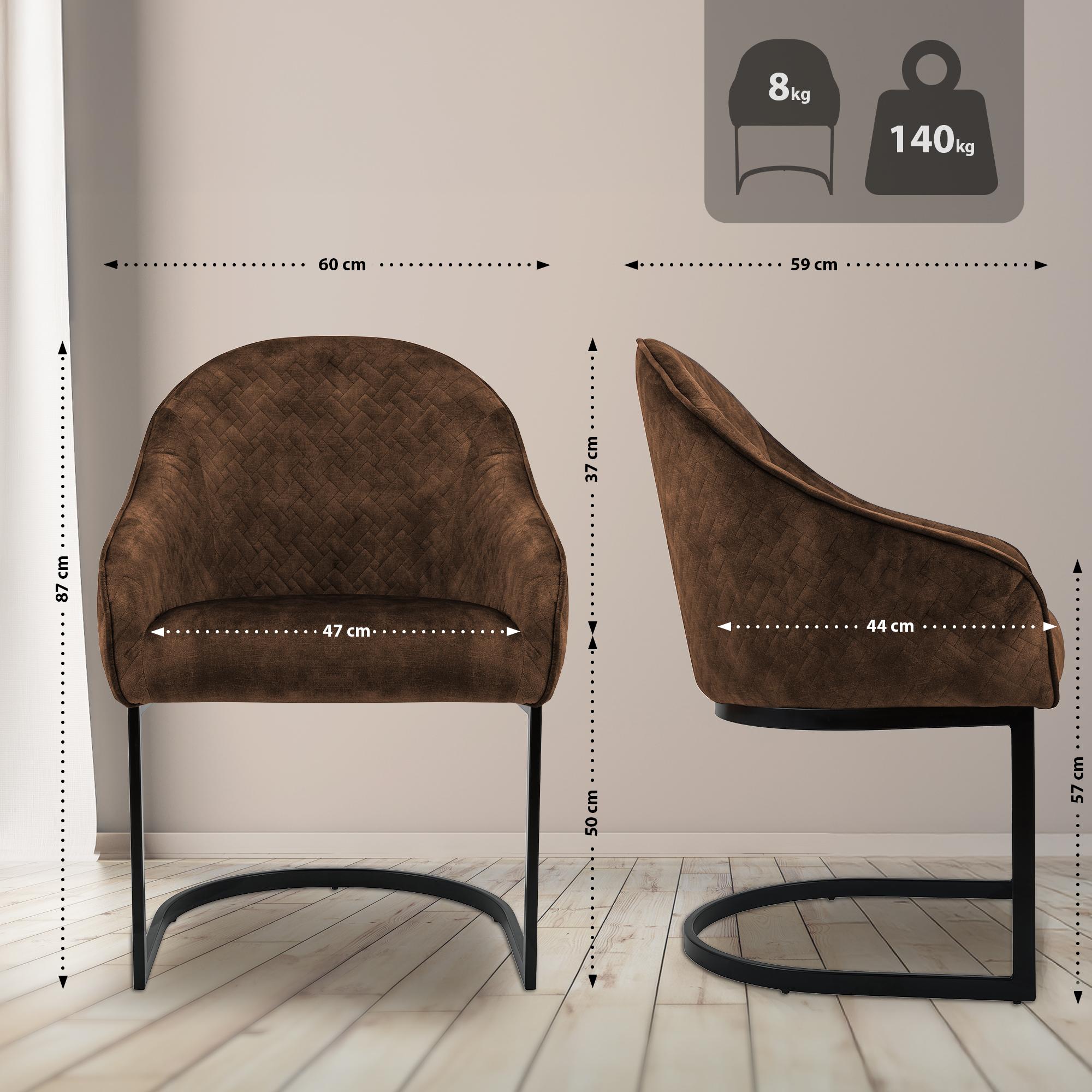 Silla de Comedor Jarik Terciopelo