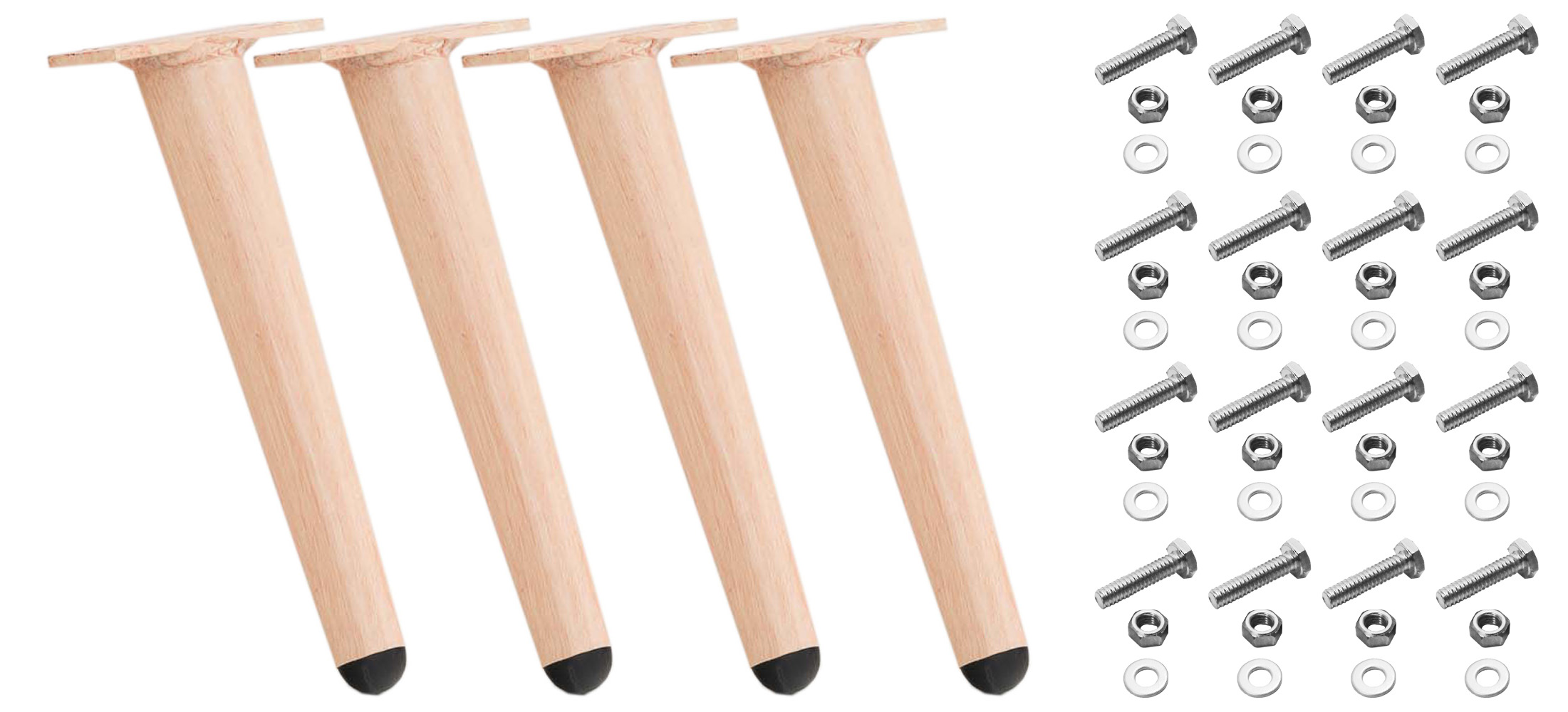 Juego de 4 patas para muebles