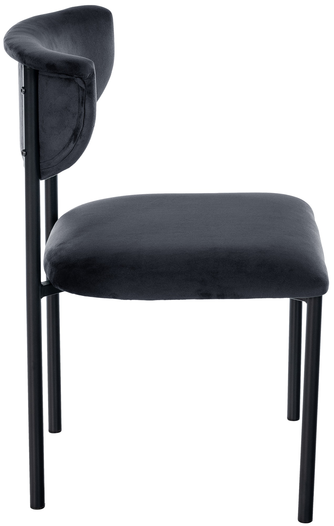 Juego de 2 sillas de comedor Gambell terciopelo