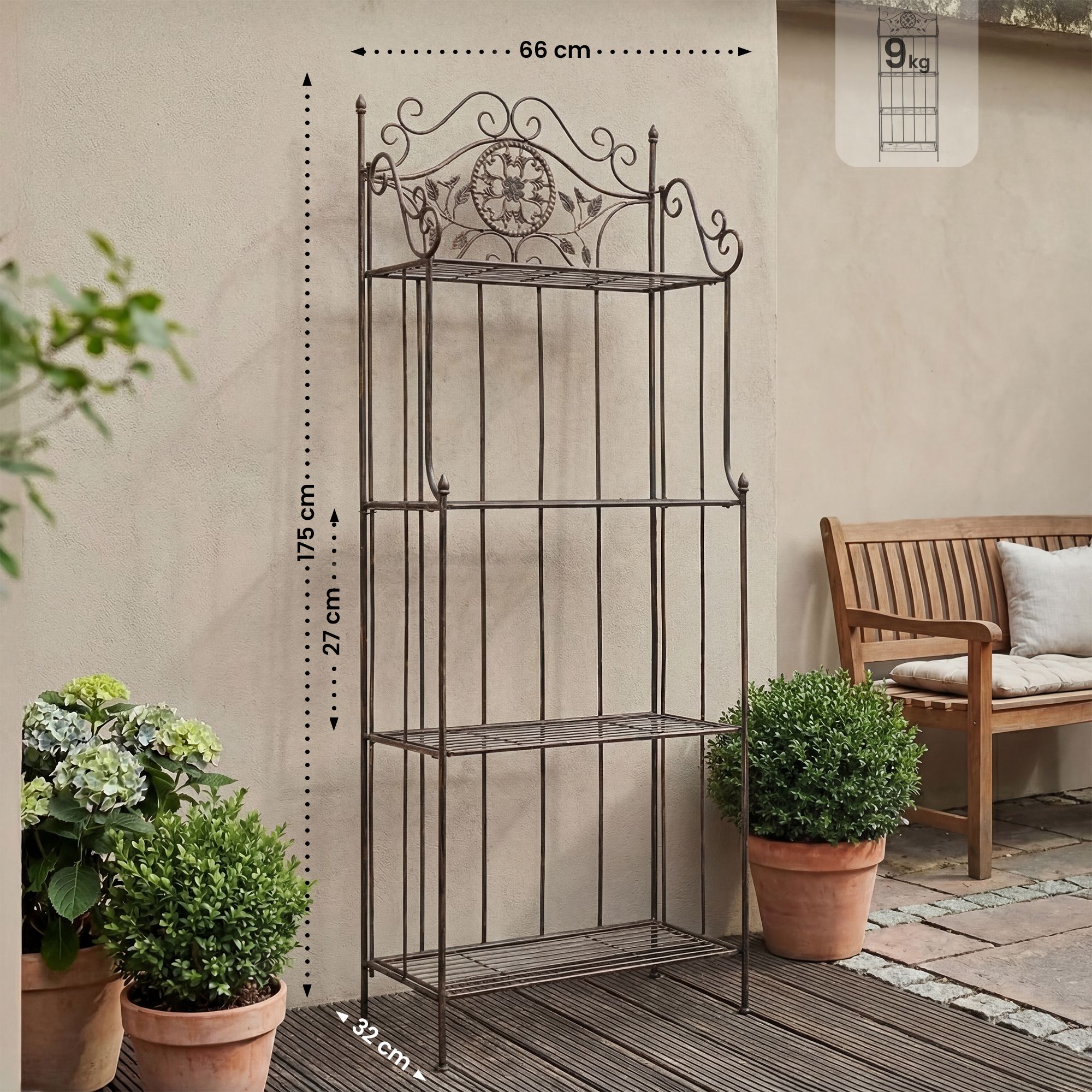 Estanteria para plantas Flora