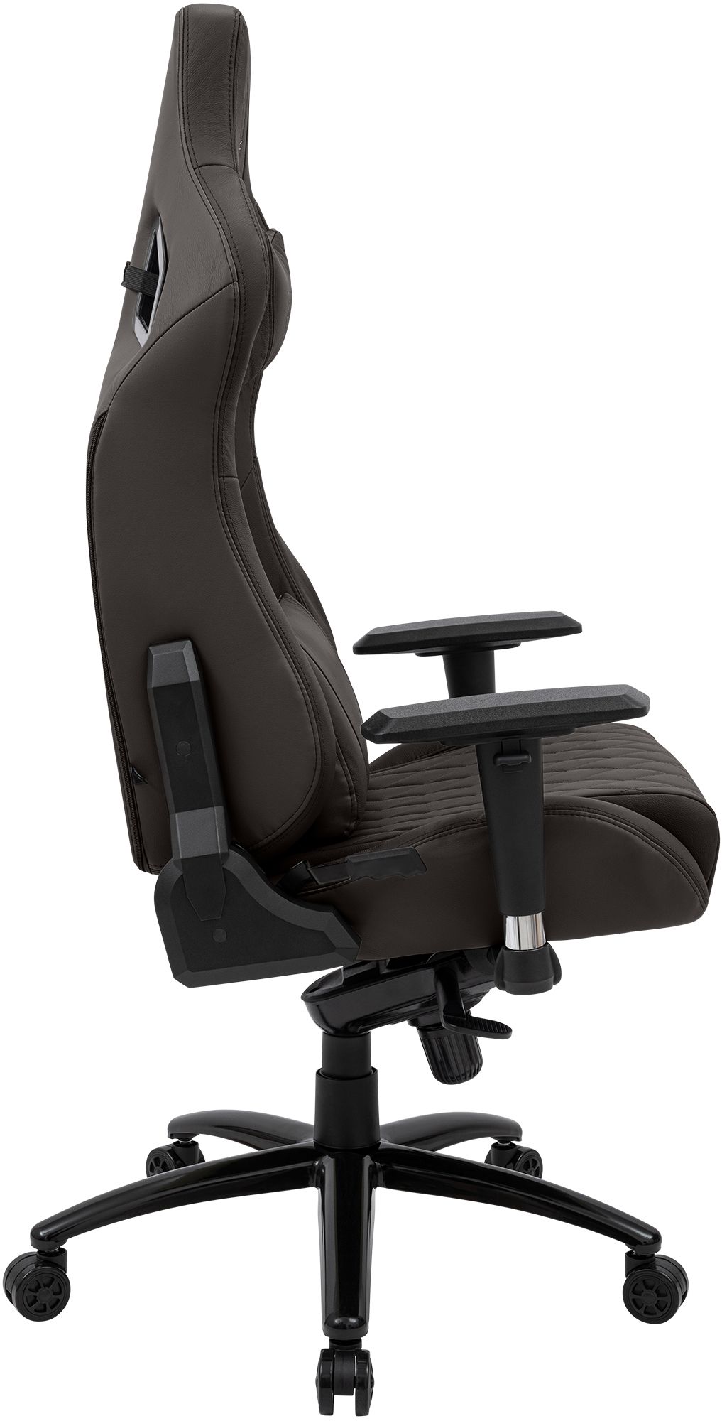 Silla de oficina Keren tapizada en piel genuina