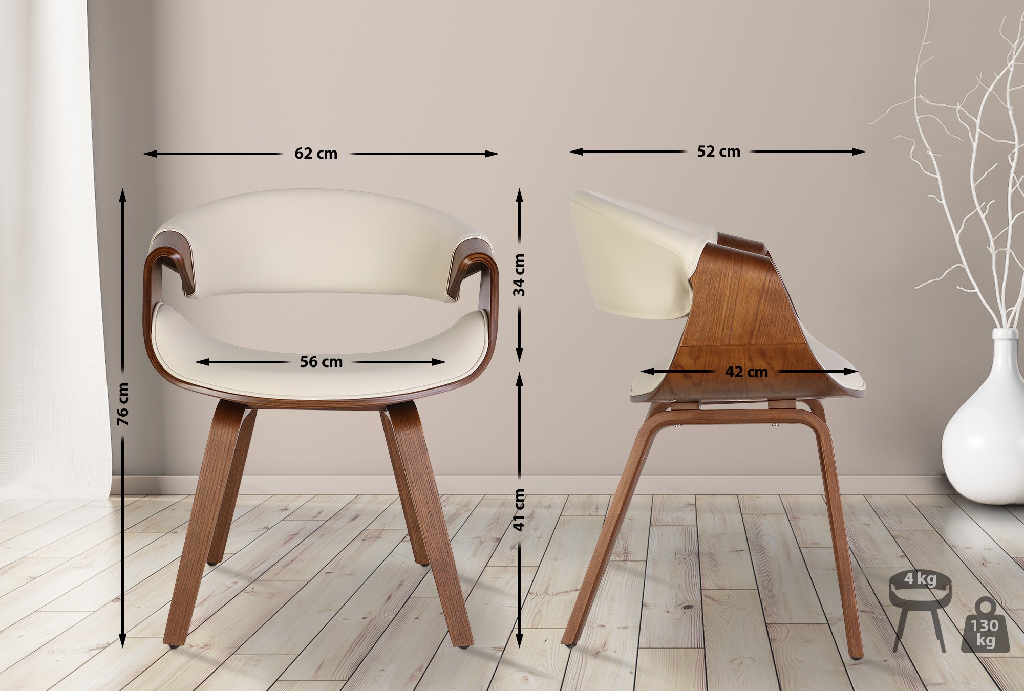 Silla de comedor Foley