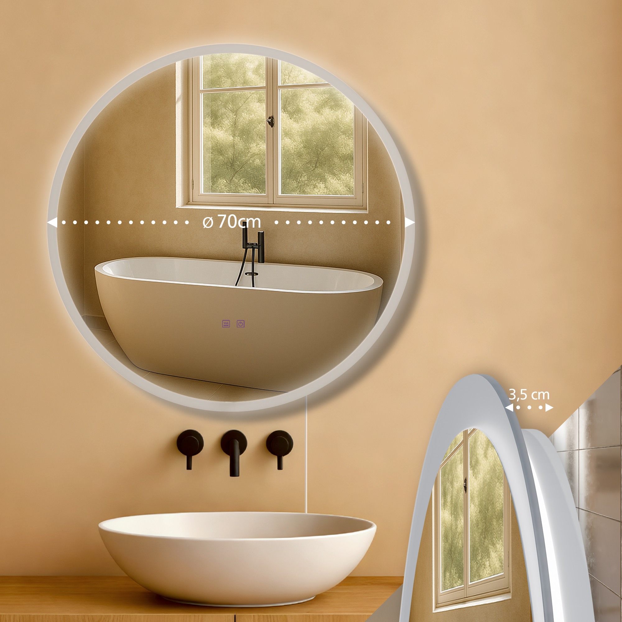 Espejo de baño Laconia