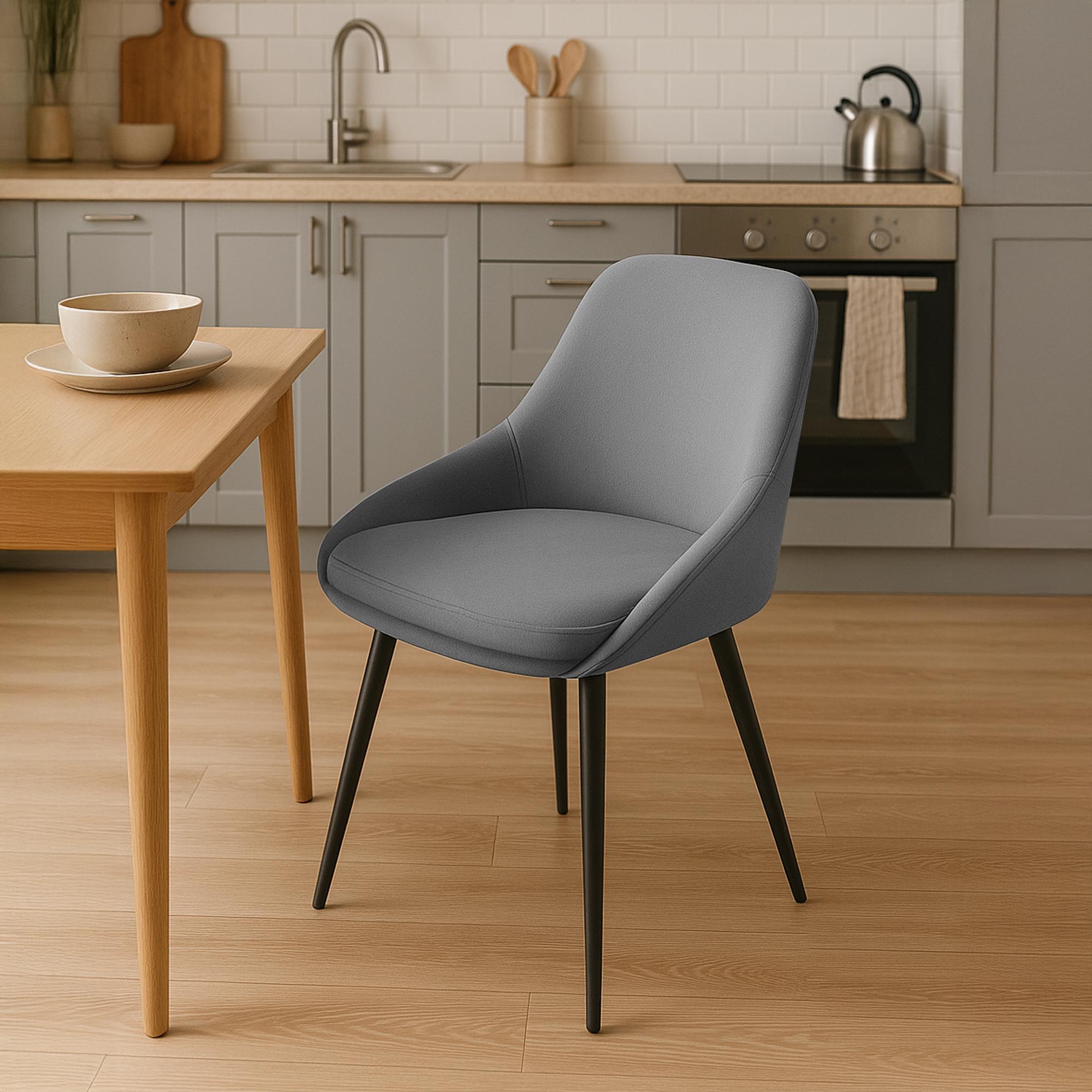 Silla de comedor Elmira Terciopelo