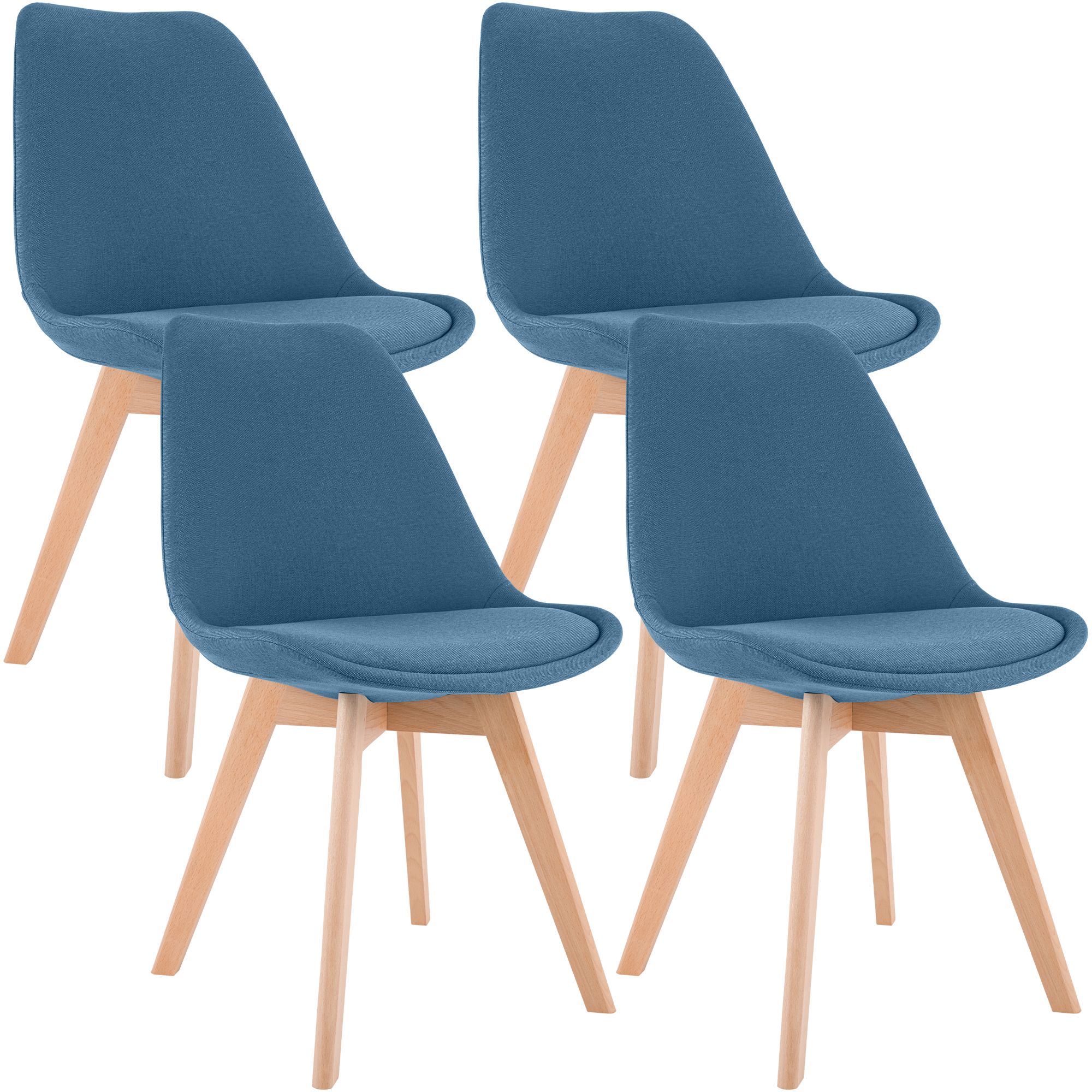 Juego de 4 sillas de comedor Linares