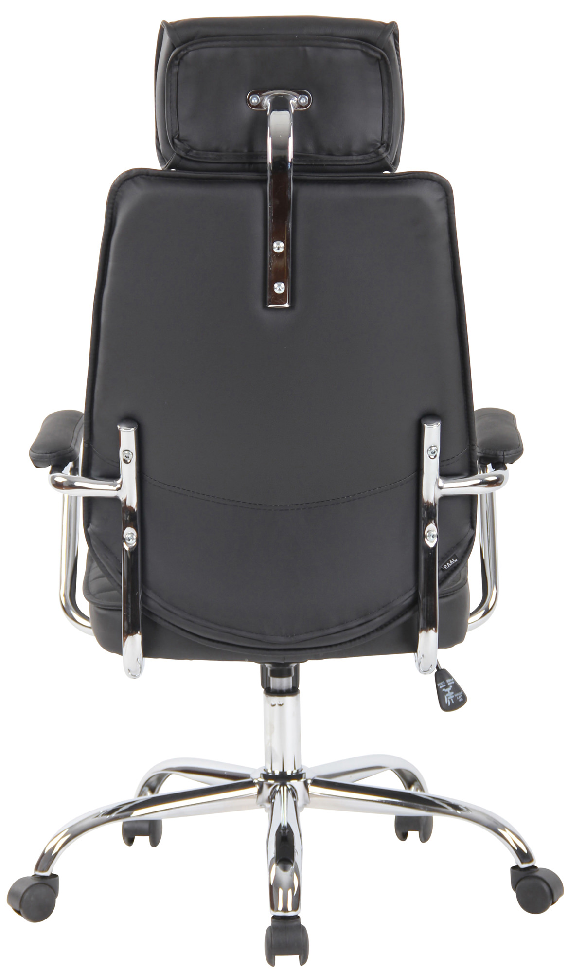 Silla de oficina Rako de piel auténtica