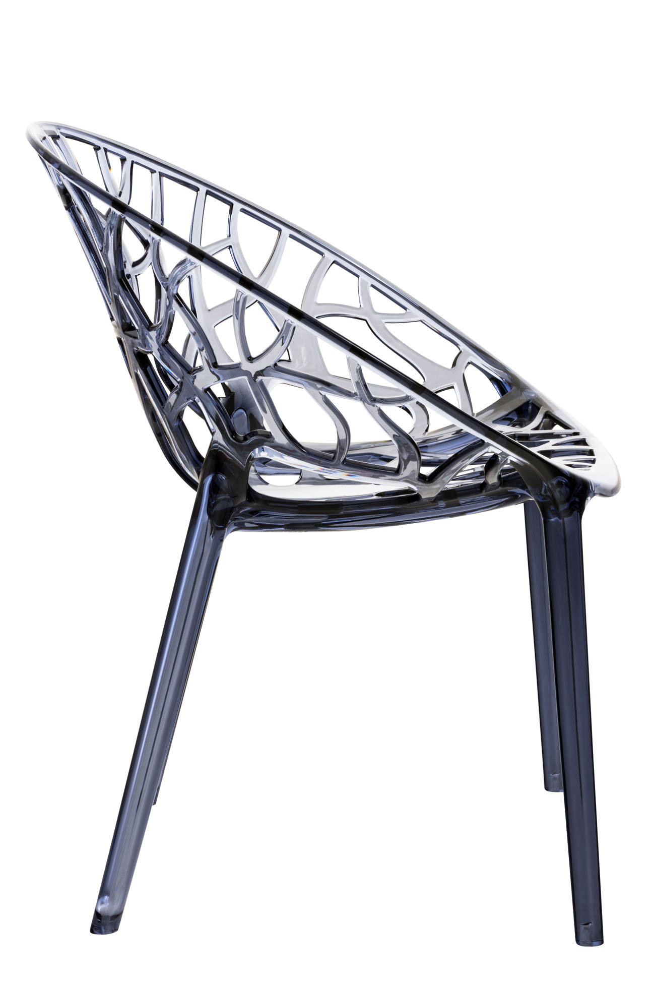 Juego de 2 sillas de cristal