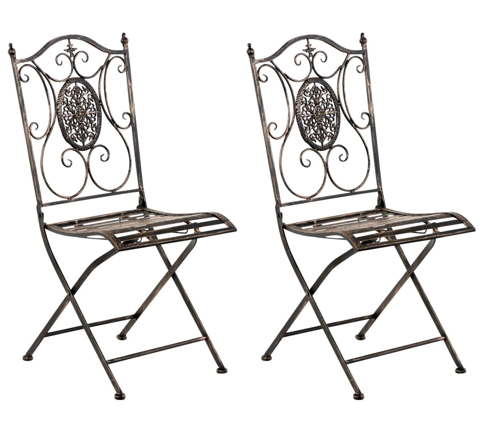 Pack de 2 sillas de jardín Sibell plegables