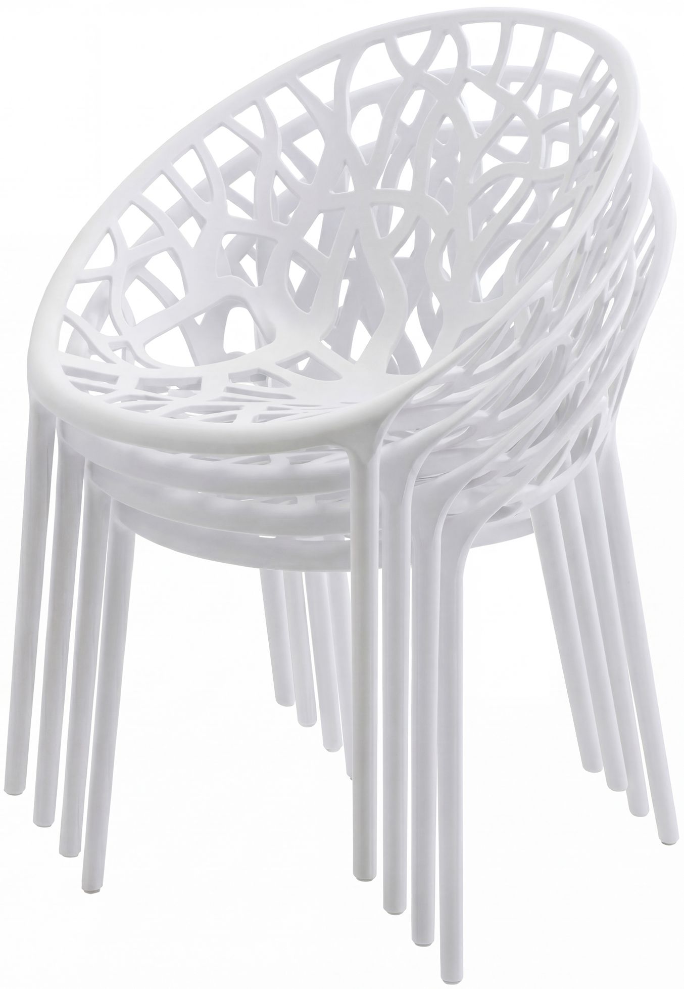 Conjunto de muebles de jardin Neriva con 4 sillas