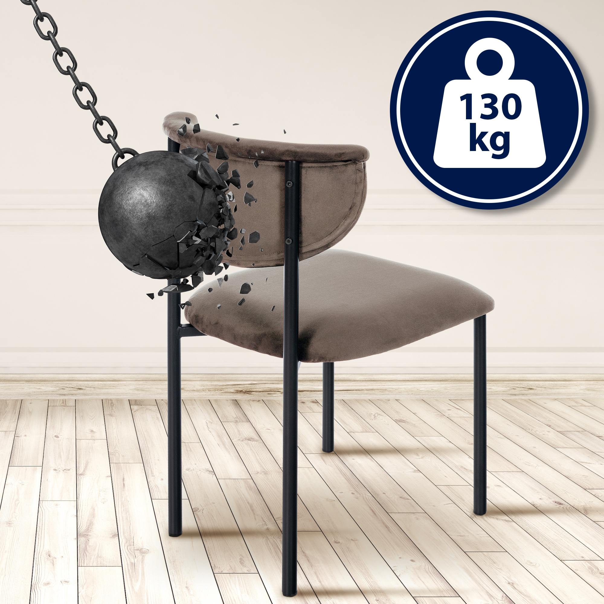 Silla de Comedor Gambell Terciopelo