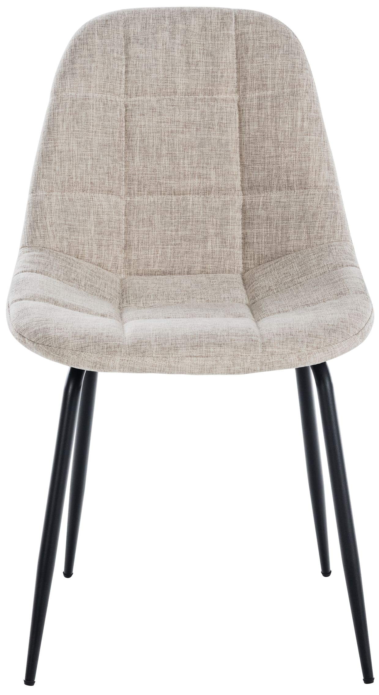 Silla de comedor Tom en tela o polipiel