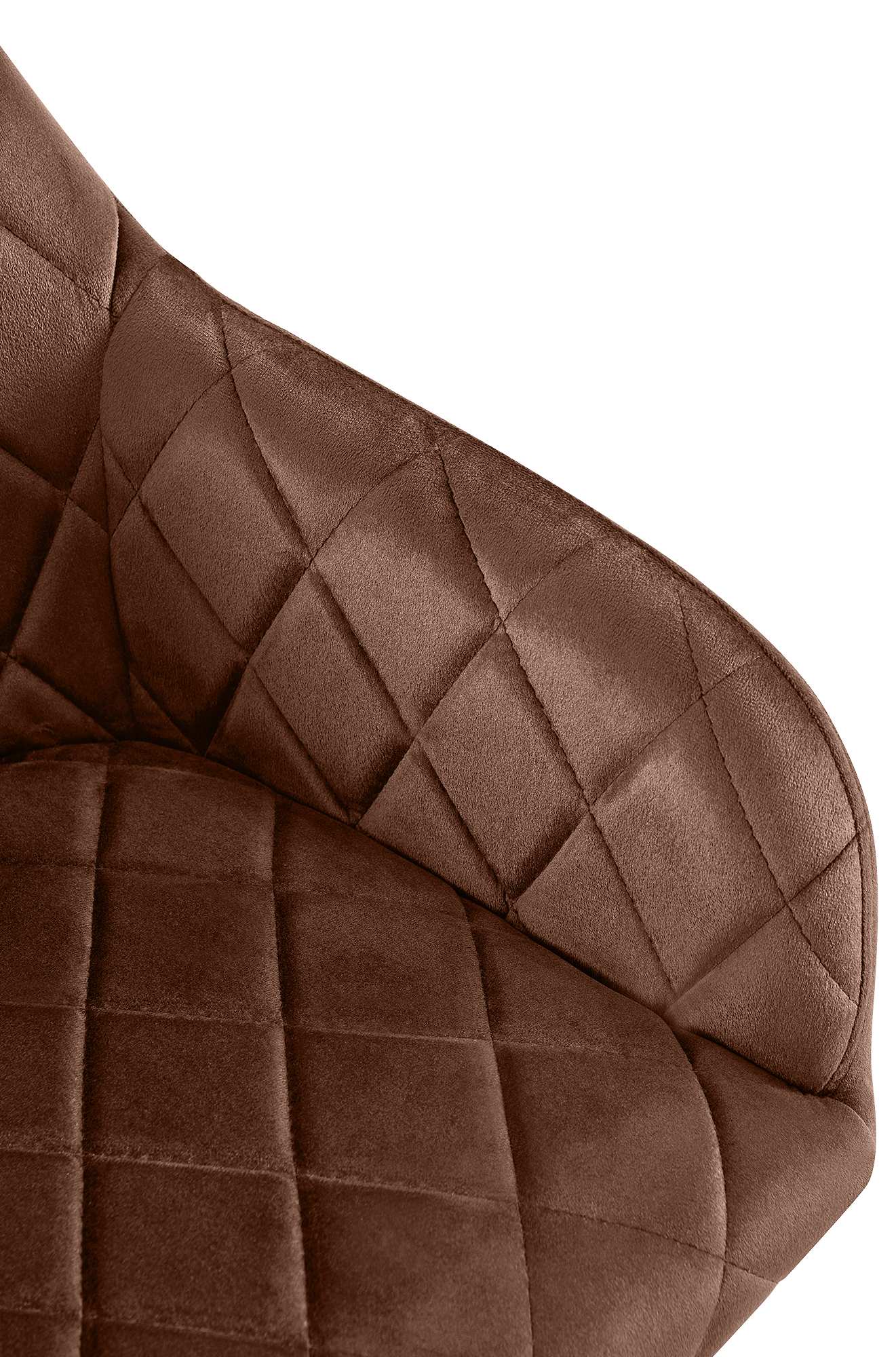 Silla de comedor Monett terciopelo