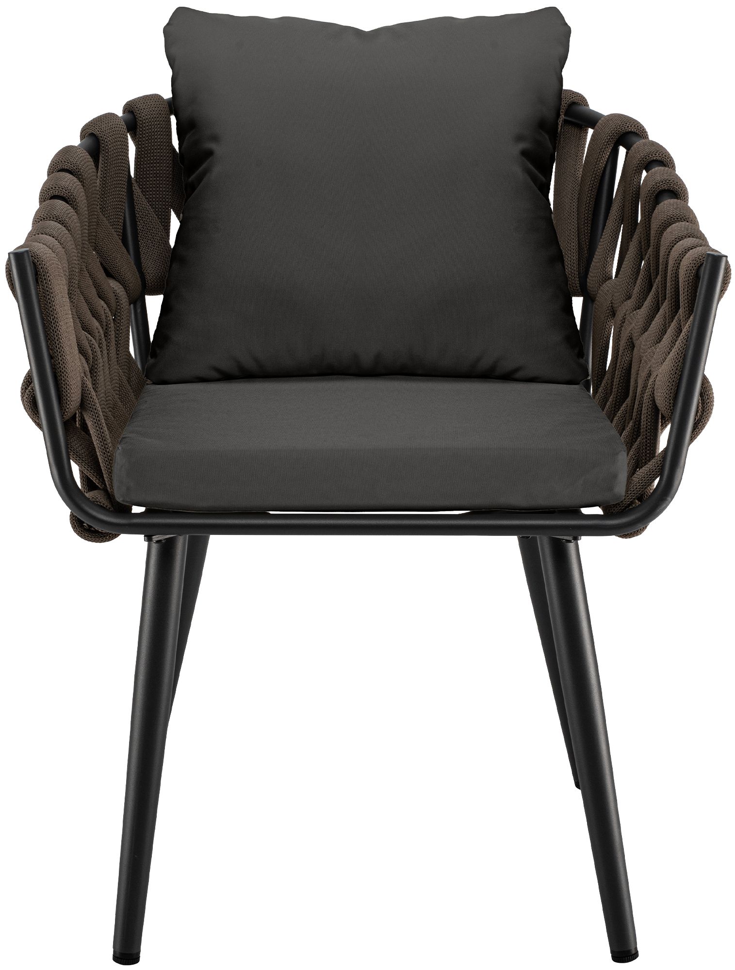 Sillon de jardin Naxos taupe con cojin de asiento