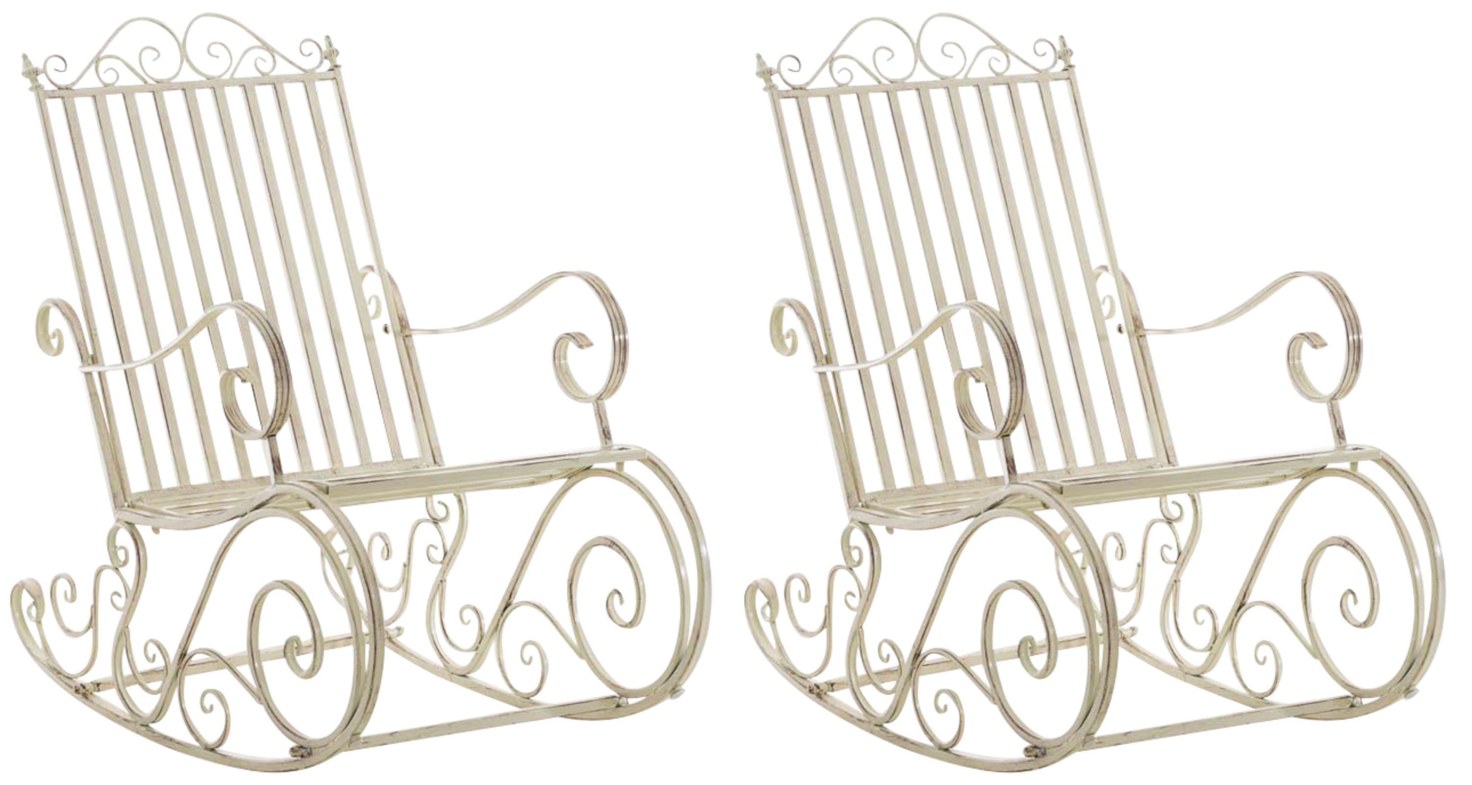 Set de 2 Mecedoras de hierro Smilla