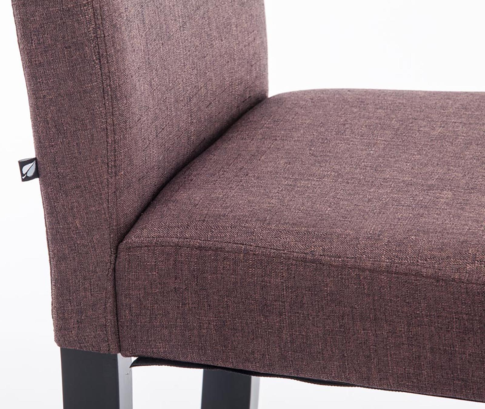 Juego de 6 sillas de comedor Ina de tela
