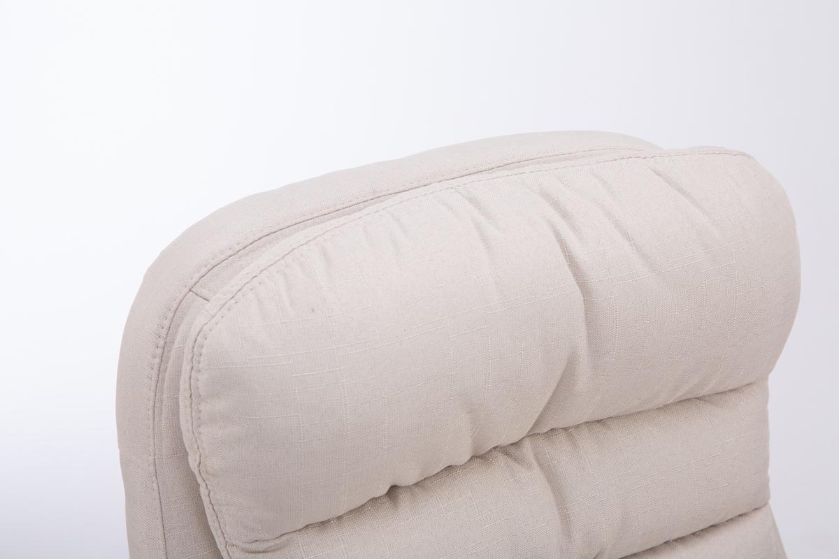 Silla de oficina XXL Vancouver tapizada en tela