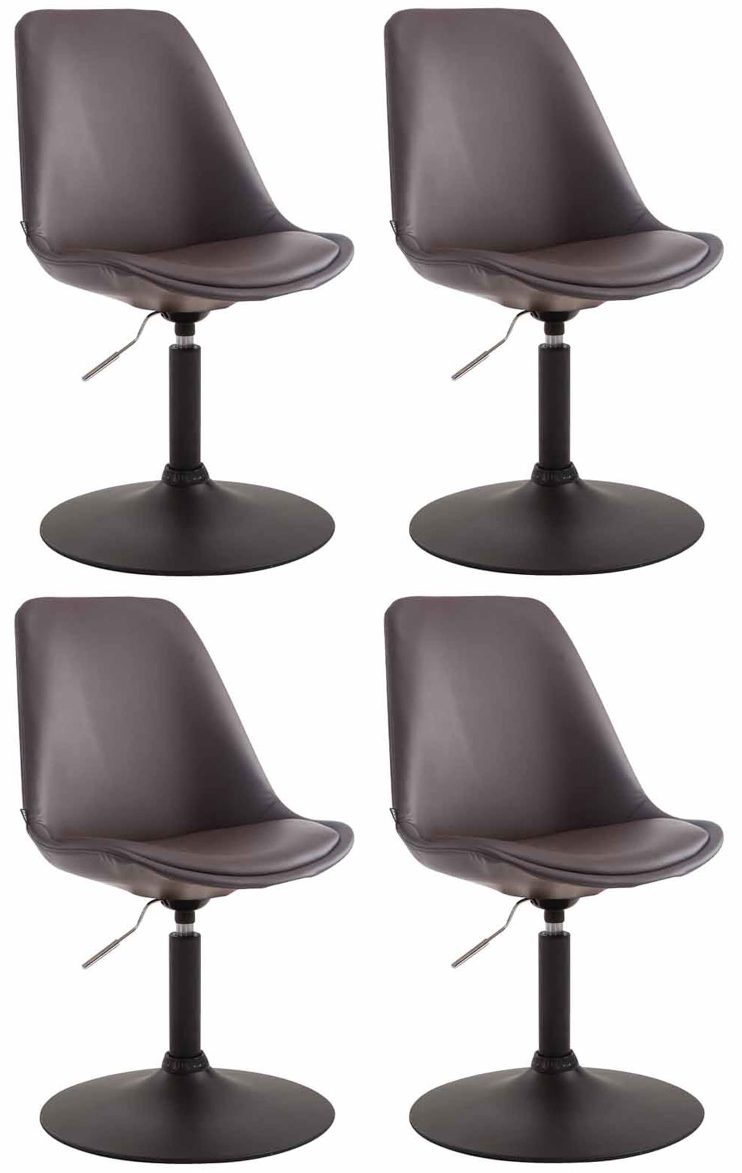 Set de 4 sillas Lounge Maverick en polipiel