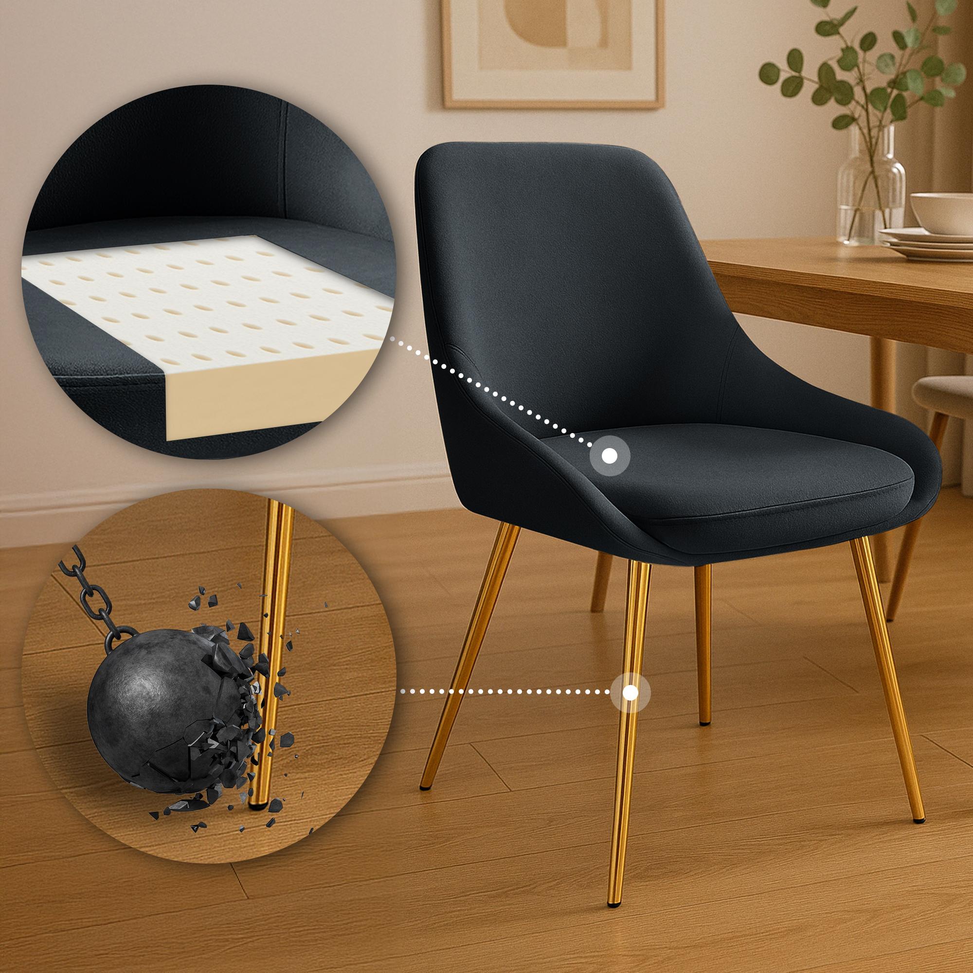 Juego de 2 sillas de comedor Elmira
