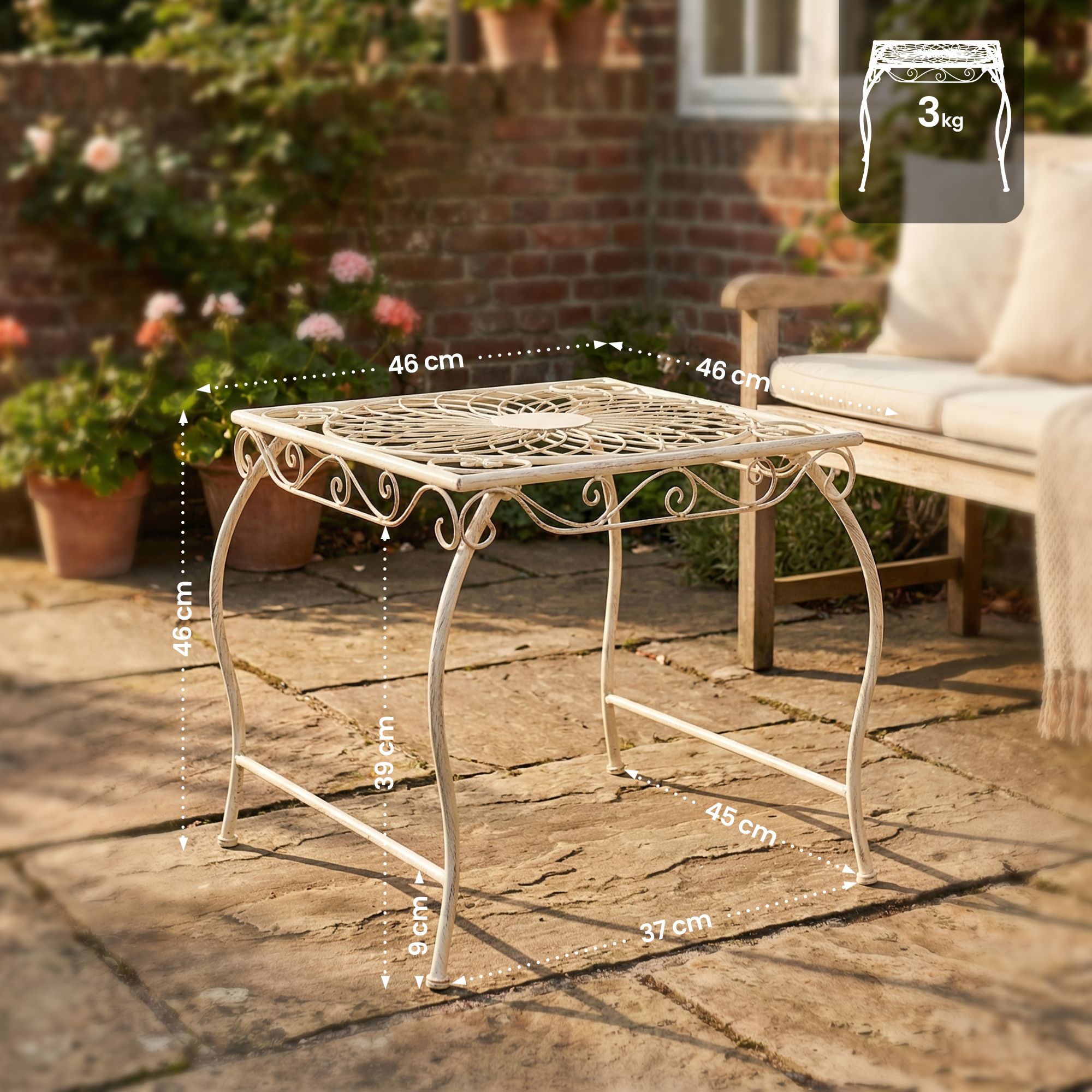 Mesa de jardin Zarina