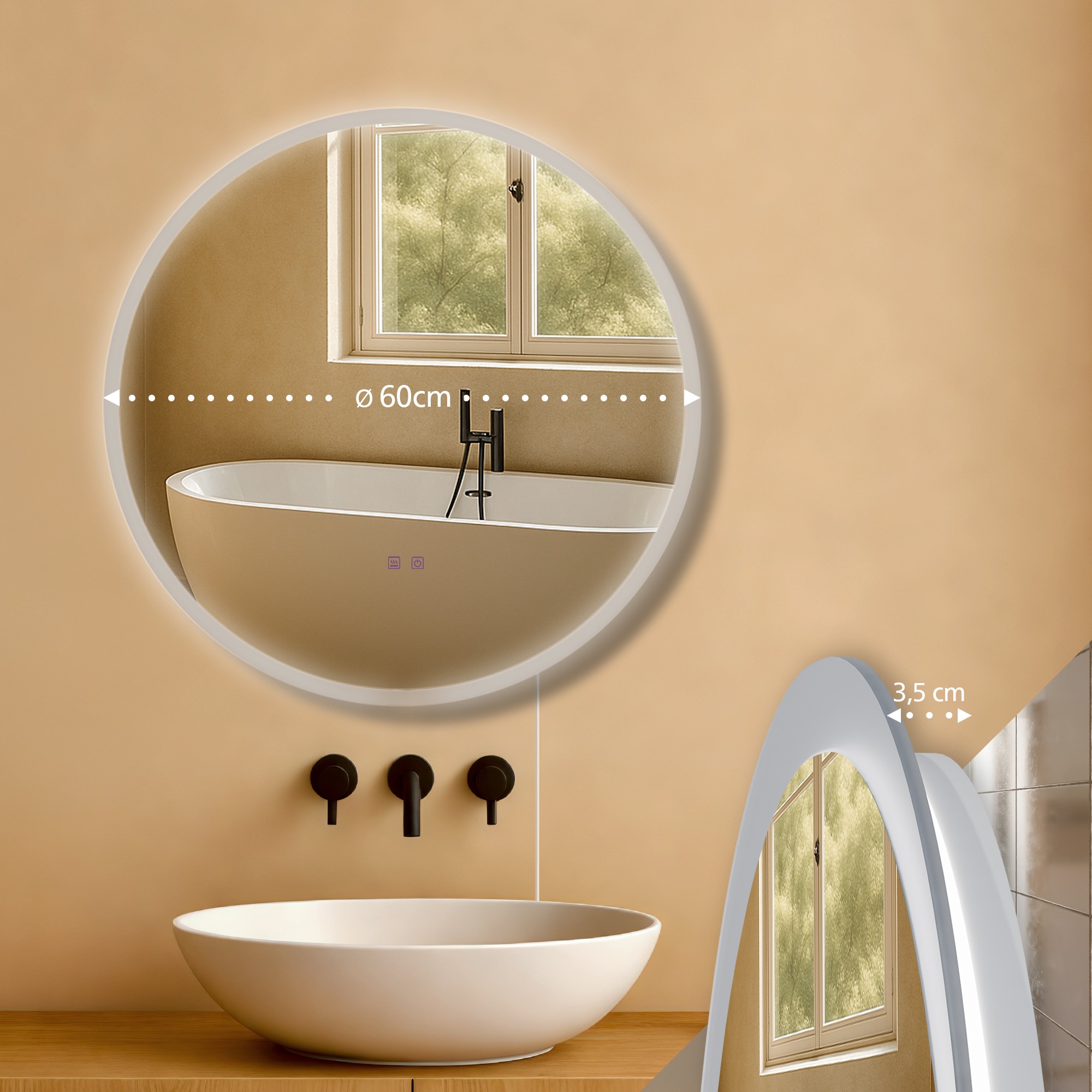 Espejo de baño Laconia