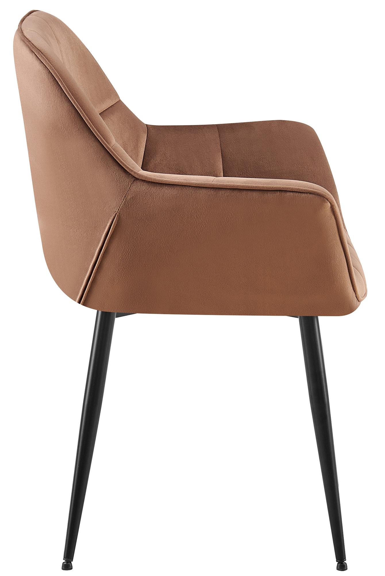 Silla de comedor Roseville en terciopelo