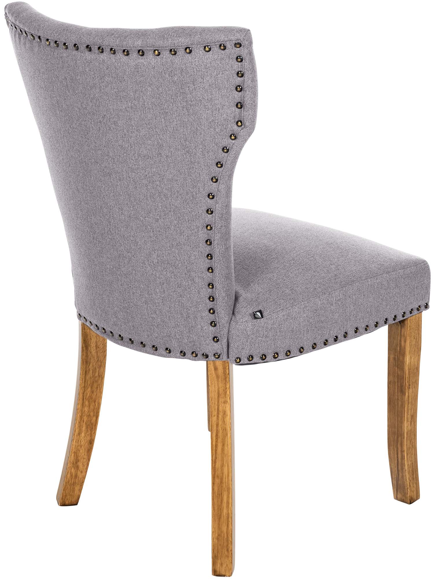 Set de 2 sillas de comedor Zadar en tela