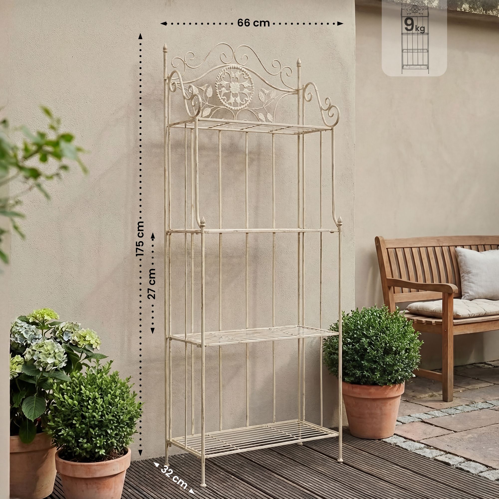 Estanteria para plantas Flora
