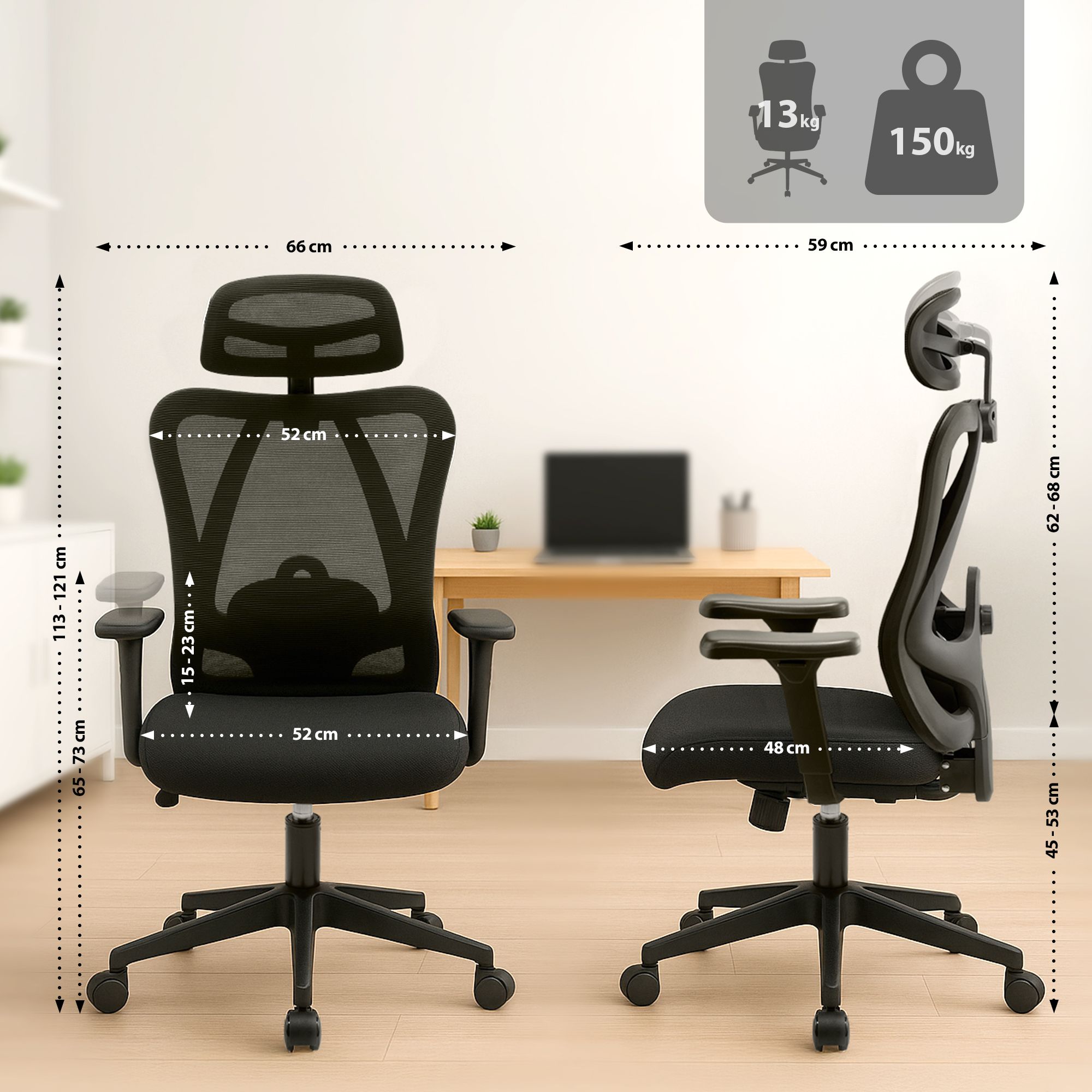 Silla de oficina Elisha