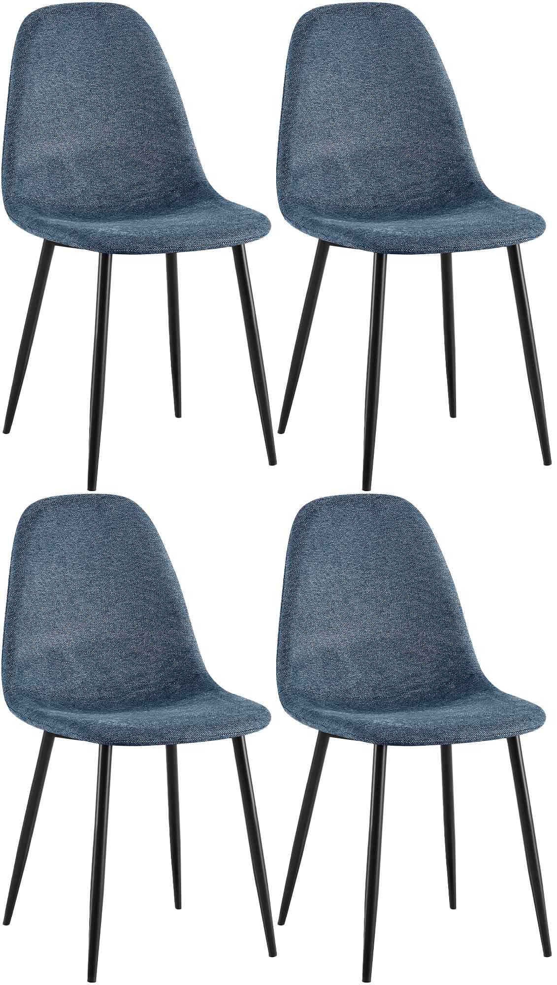 Conjunto de 4 sillas de comedor Napier