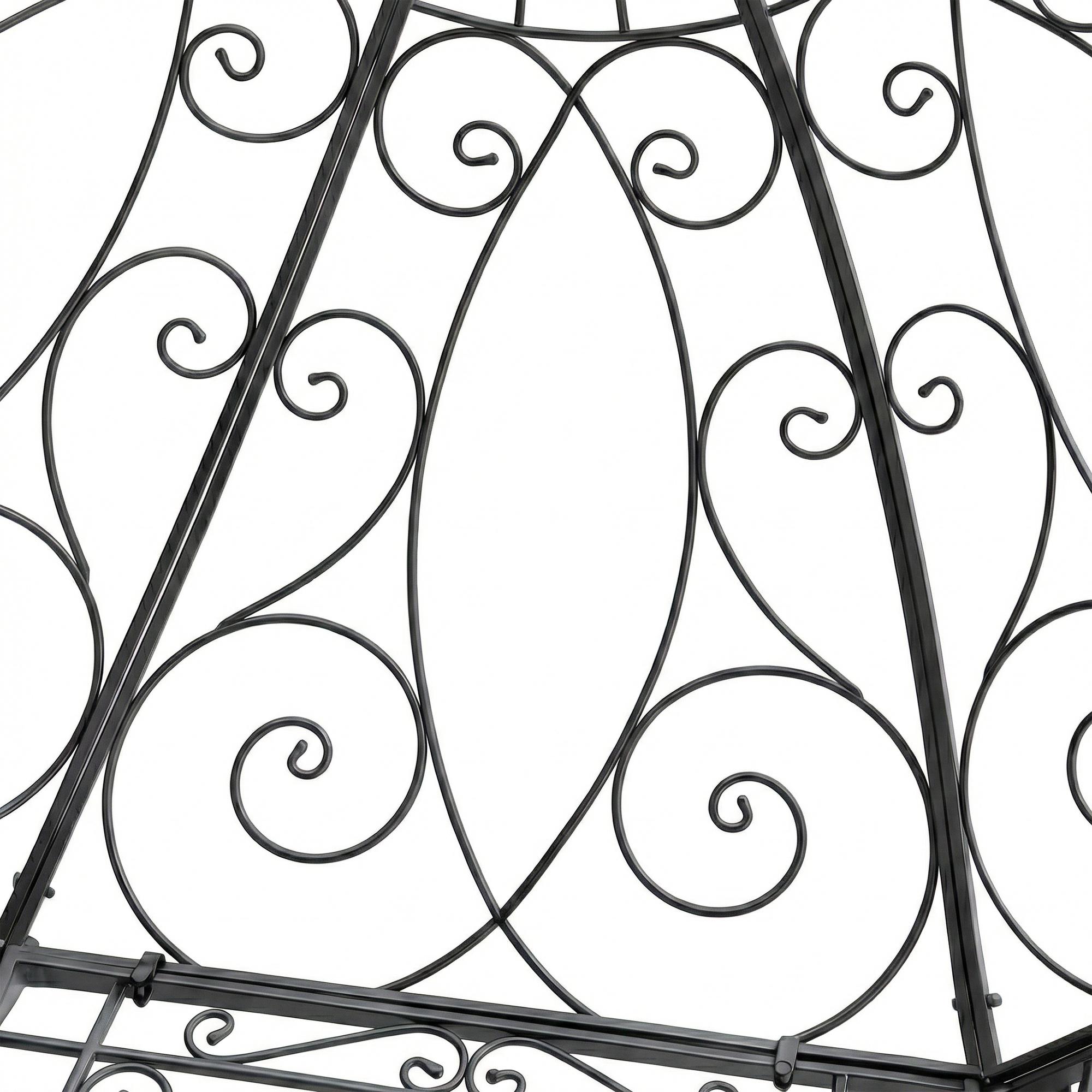 Pabellón Leila: elegante protección para jardín o terraza, resistente al clima, fácil de montar, diseño moderno