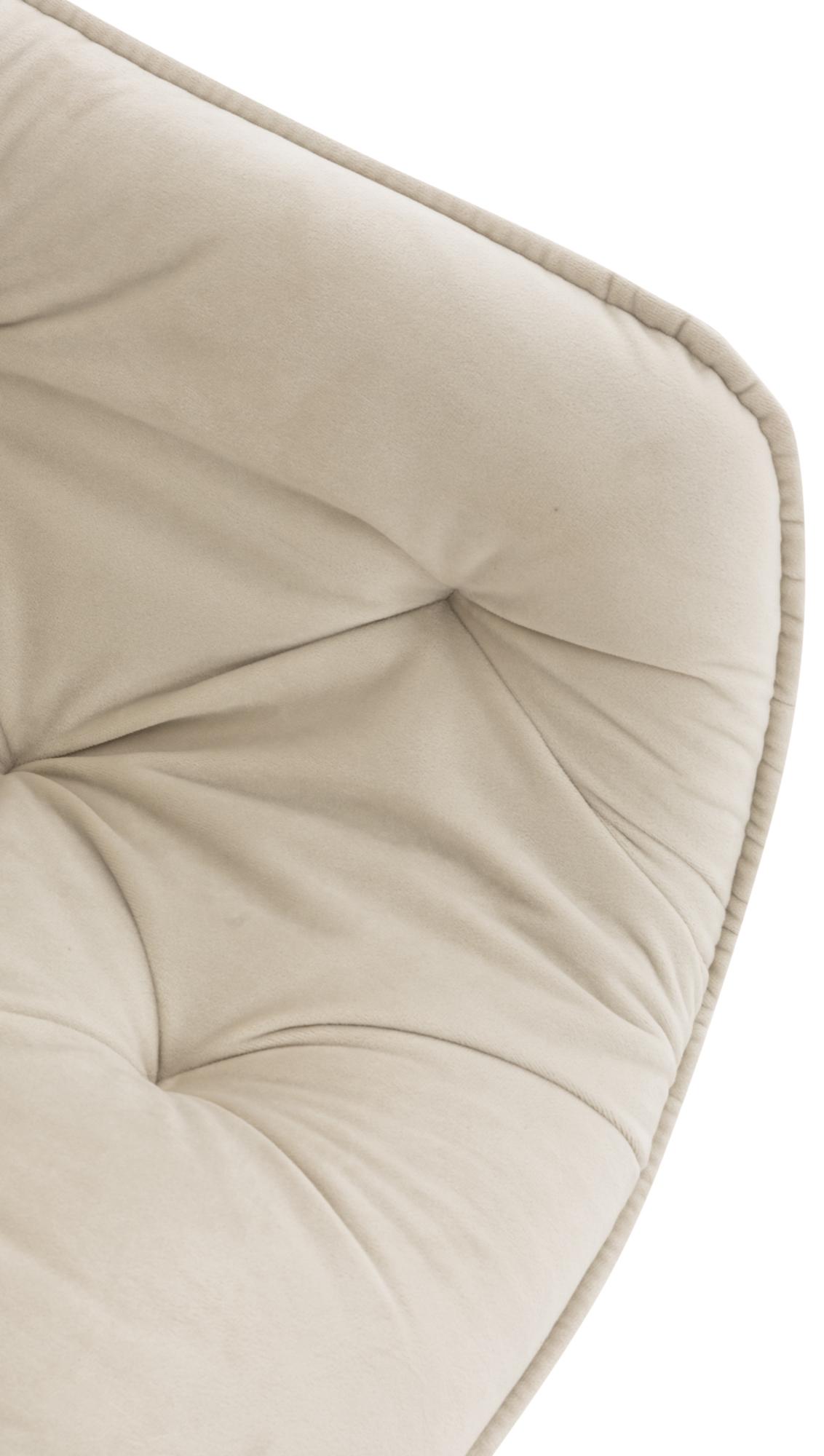 Set de 4 sillas Tanna de salón en terciopelo