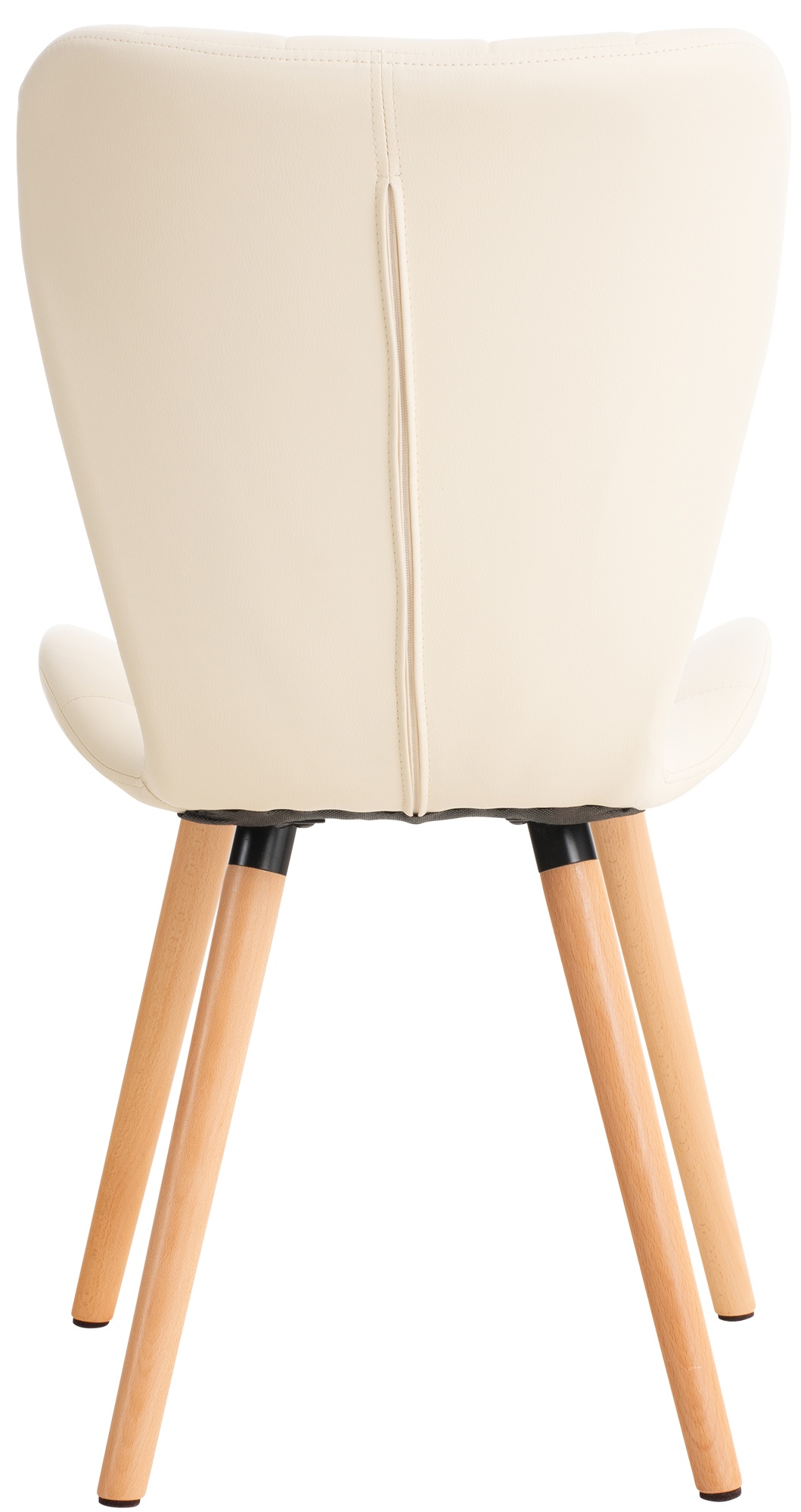 Silla de Comedor Elda Tapizada en Cuero Sintético