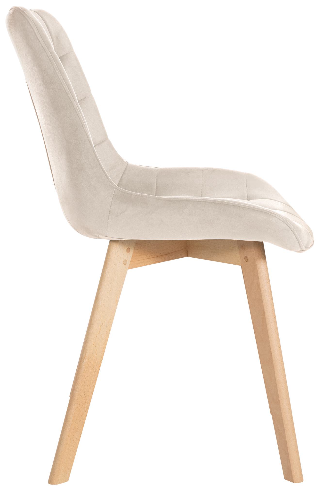 Set de 2 Sillas de comedor Brook en terciopelo