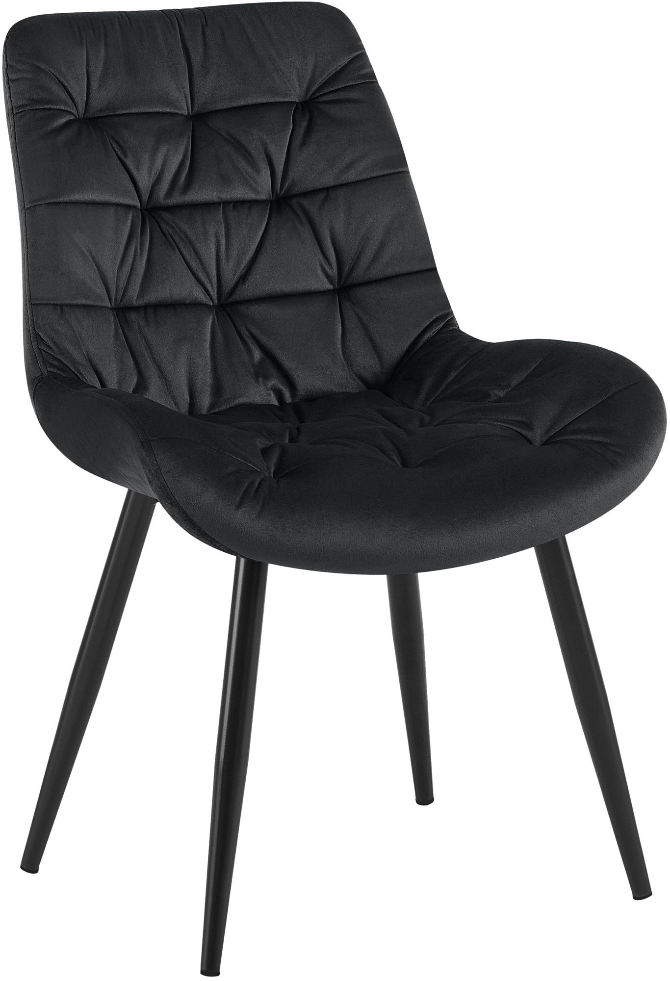 Silla de comedor de terciopelo Rossford