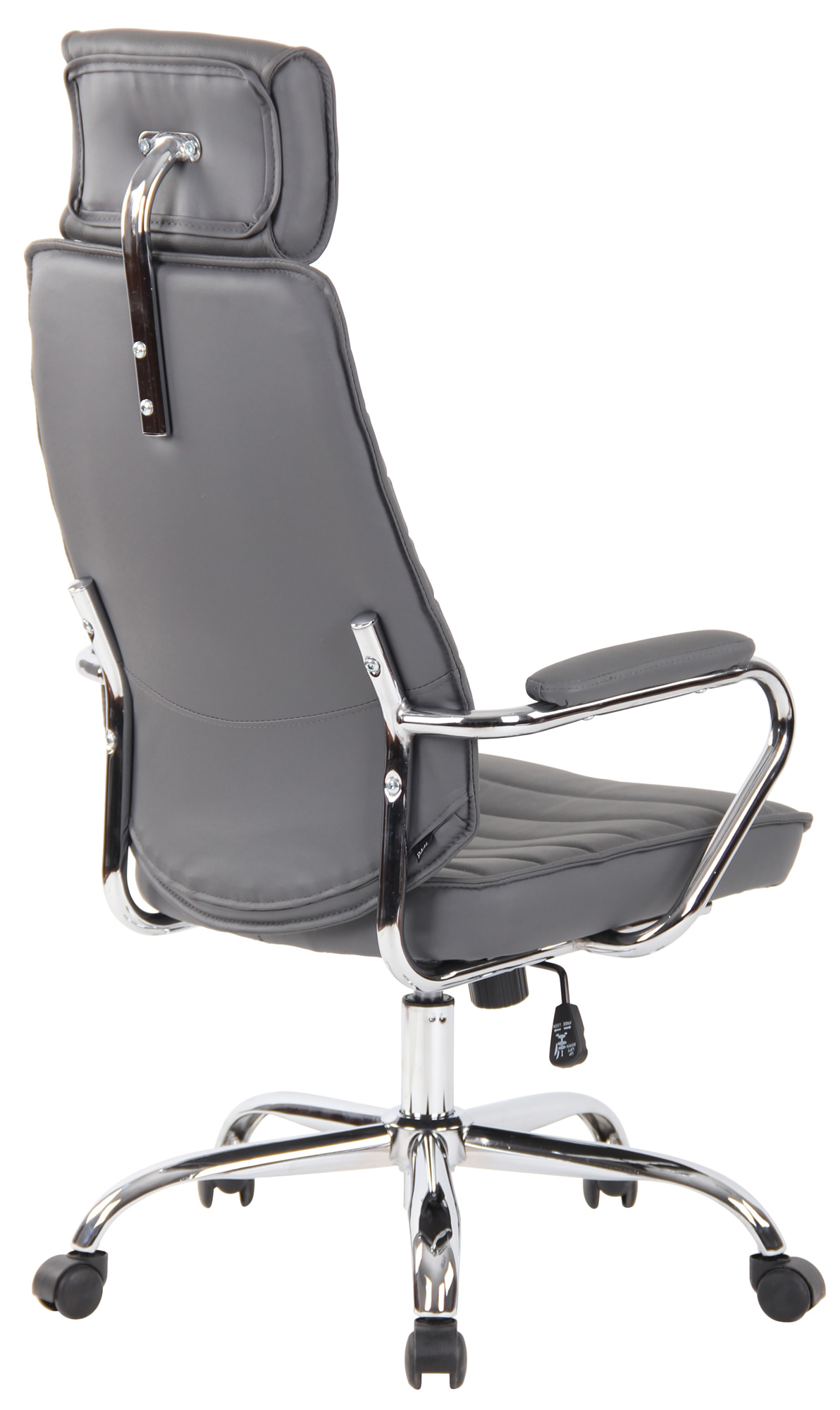 Silla de oficina Rako de piel auténtica