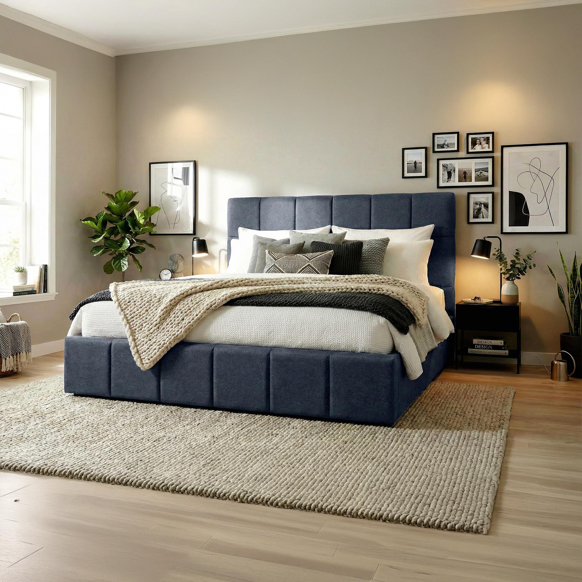 Cama tapizada Ladia
