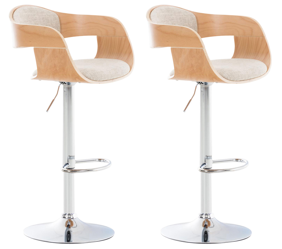 Set De 2 Taburetes Kingston En Tela