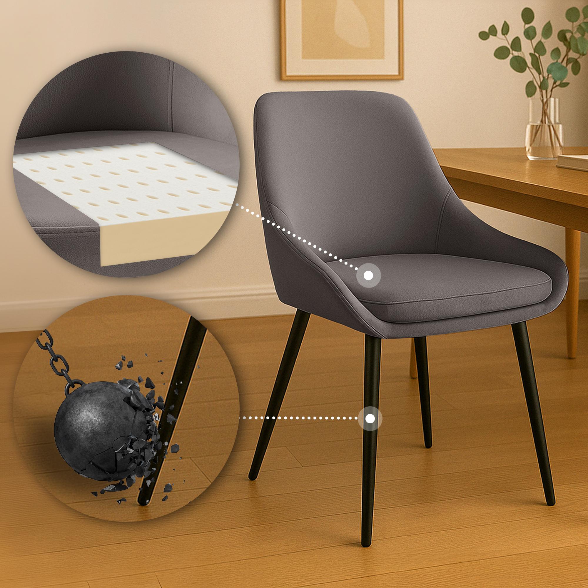 Silla de comedor Elmira Terciopelo