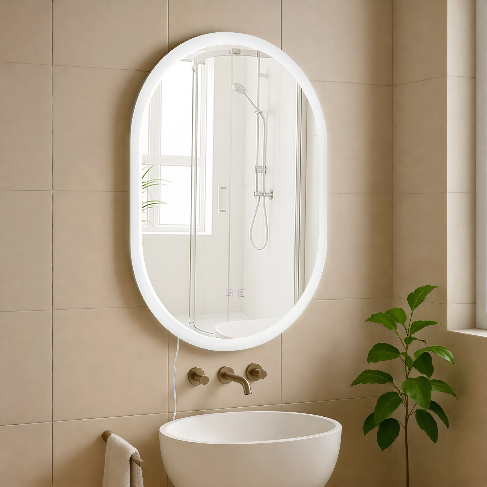 Espejo de baño Karishma