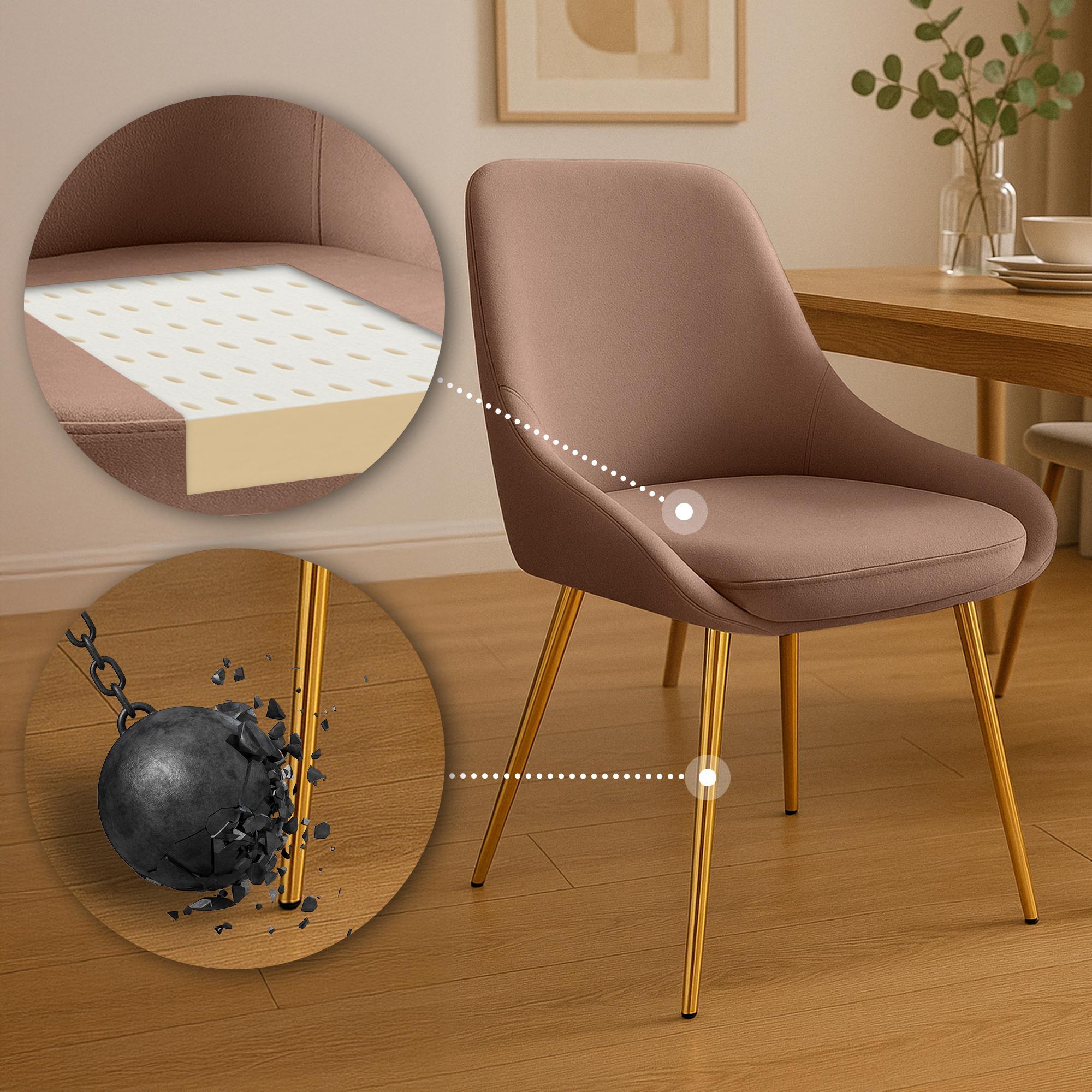 Silla de comedor Elmira Terciopelo