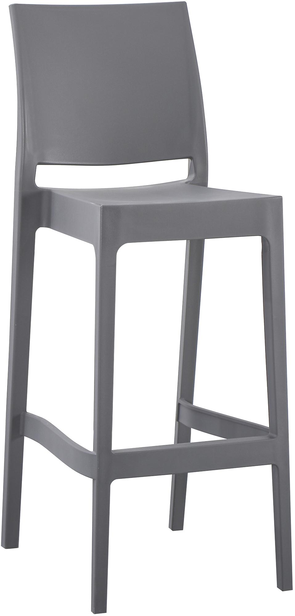 Taburete de bar Flamur - Silla alta de diseño moderno con protector de suelo y fácil montaje