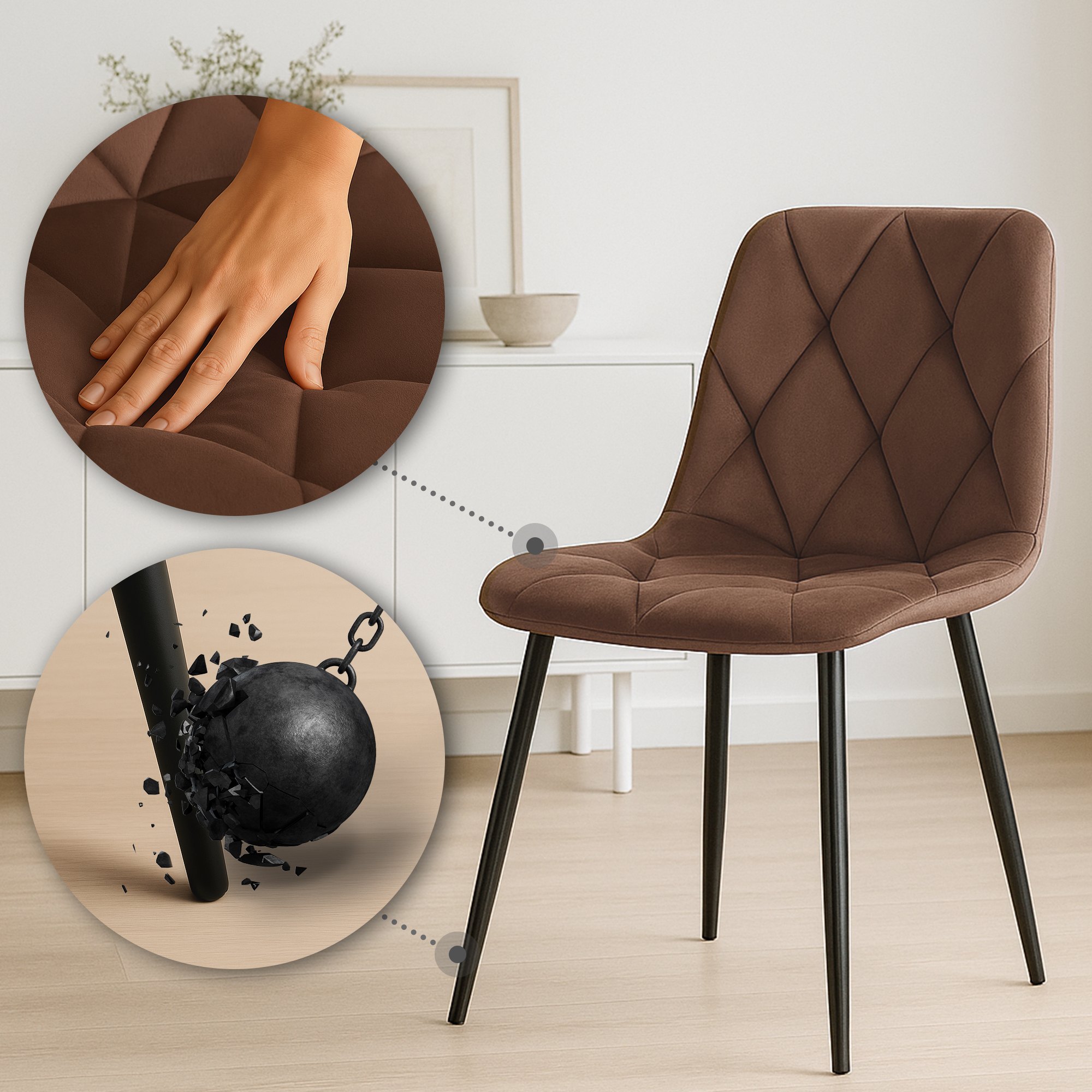 Silla de comedor Clairton