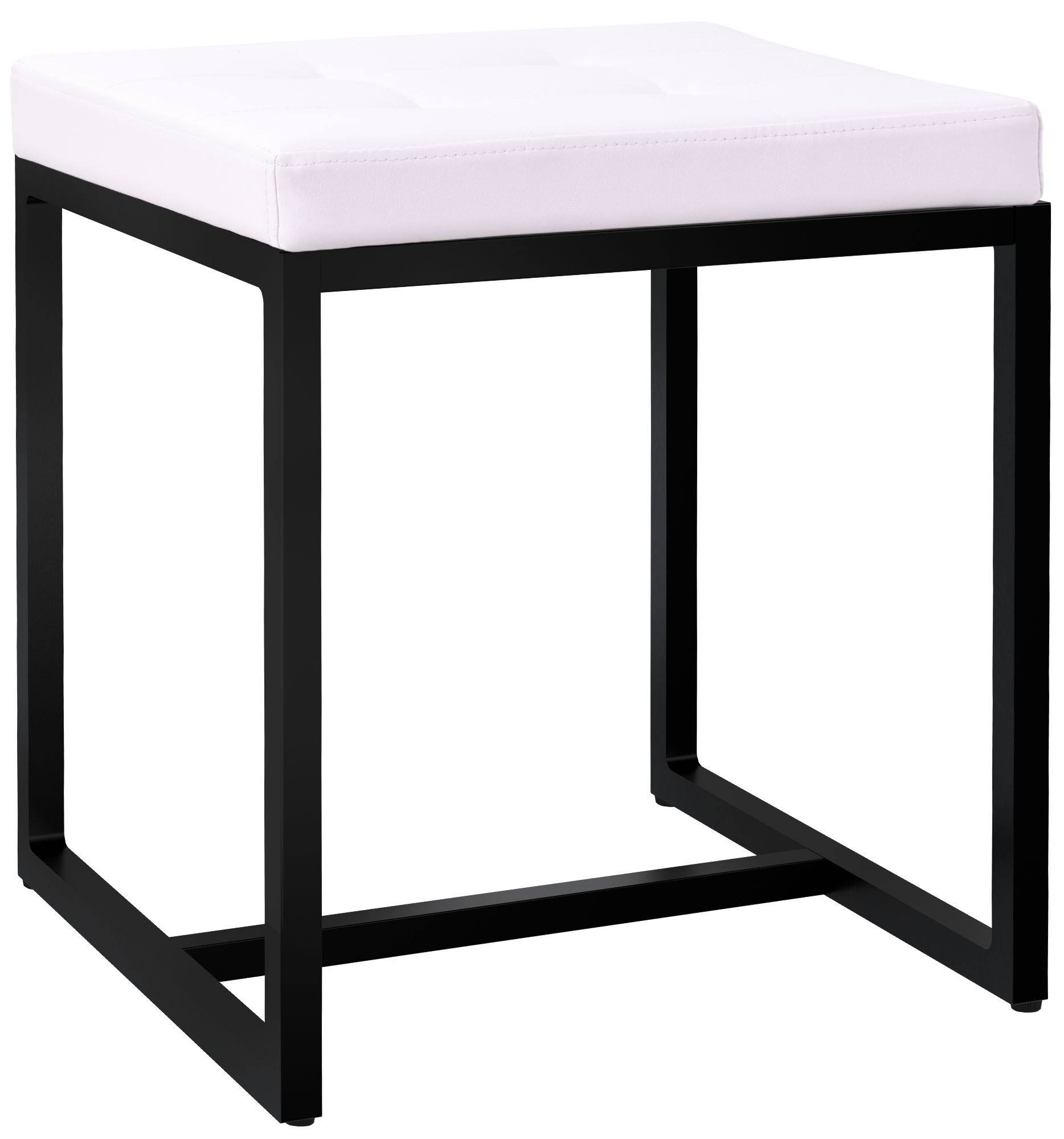 Taburete Barci con marco negro