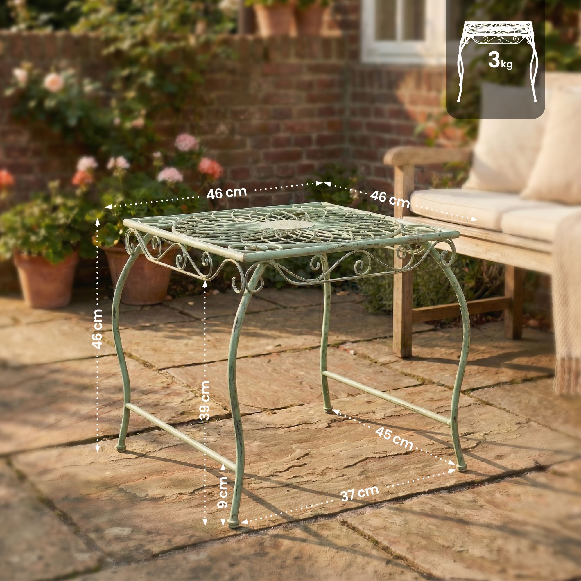 Mesa de jardin Zarina