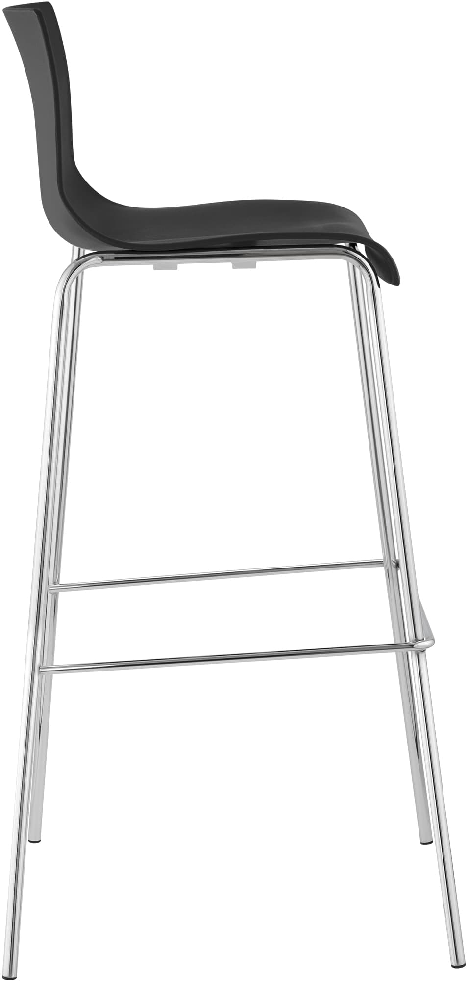 Taburete de Bar Hover de Plástico Base de 4 Patas