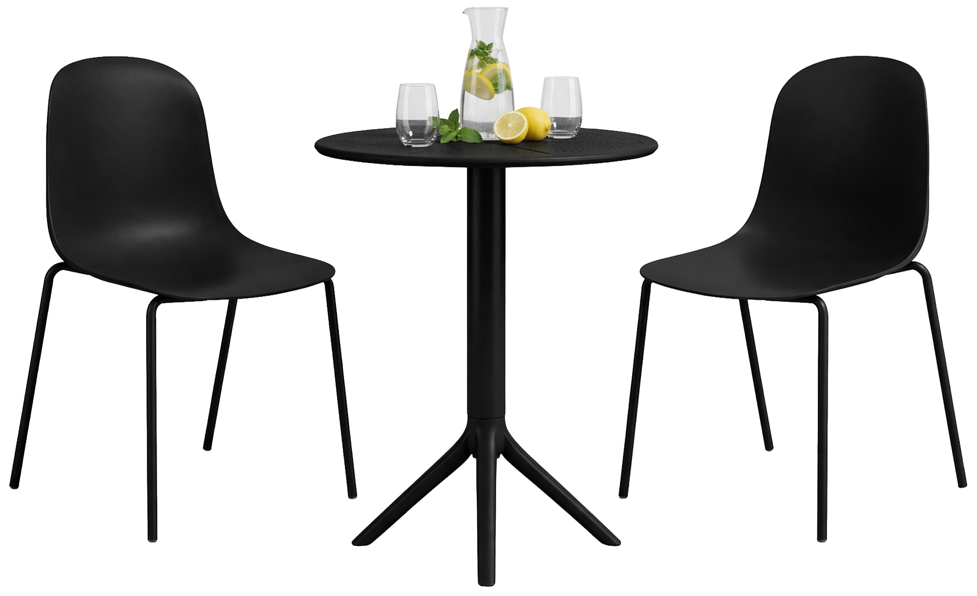 Conjunto de muebles de jardin Torin con 2 sillas
