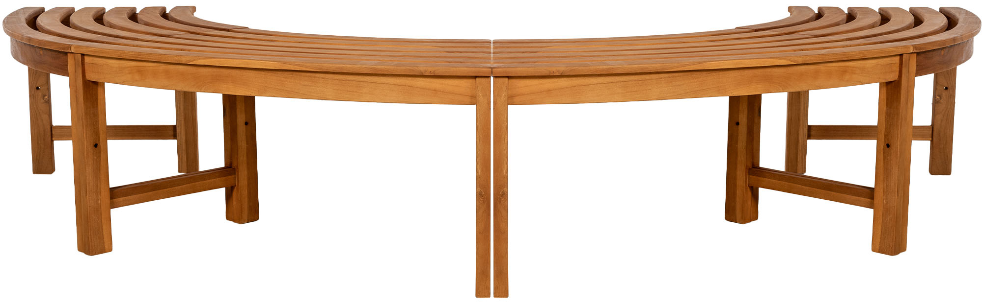Banco semicircular Male sin respaldo 250 cm