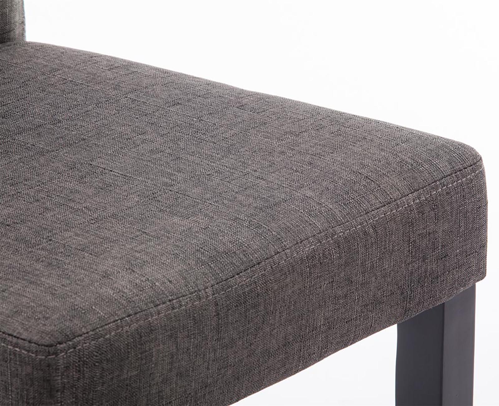 Juego de 4 Sillas de comedor Ina de tela