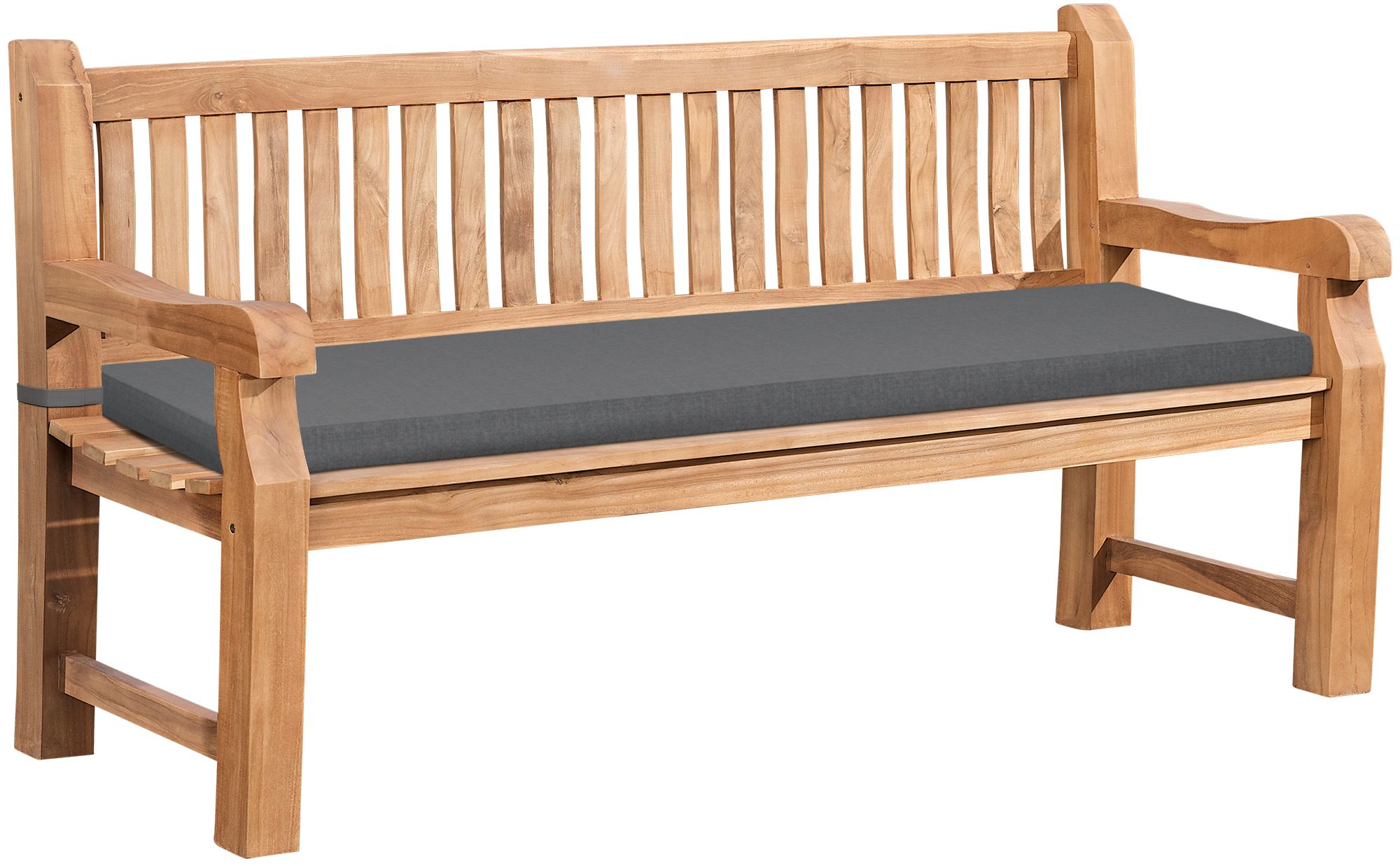Banco de Jardin de Teca Daxon con Cojin de Asiento